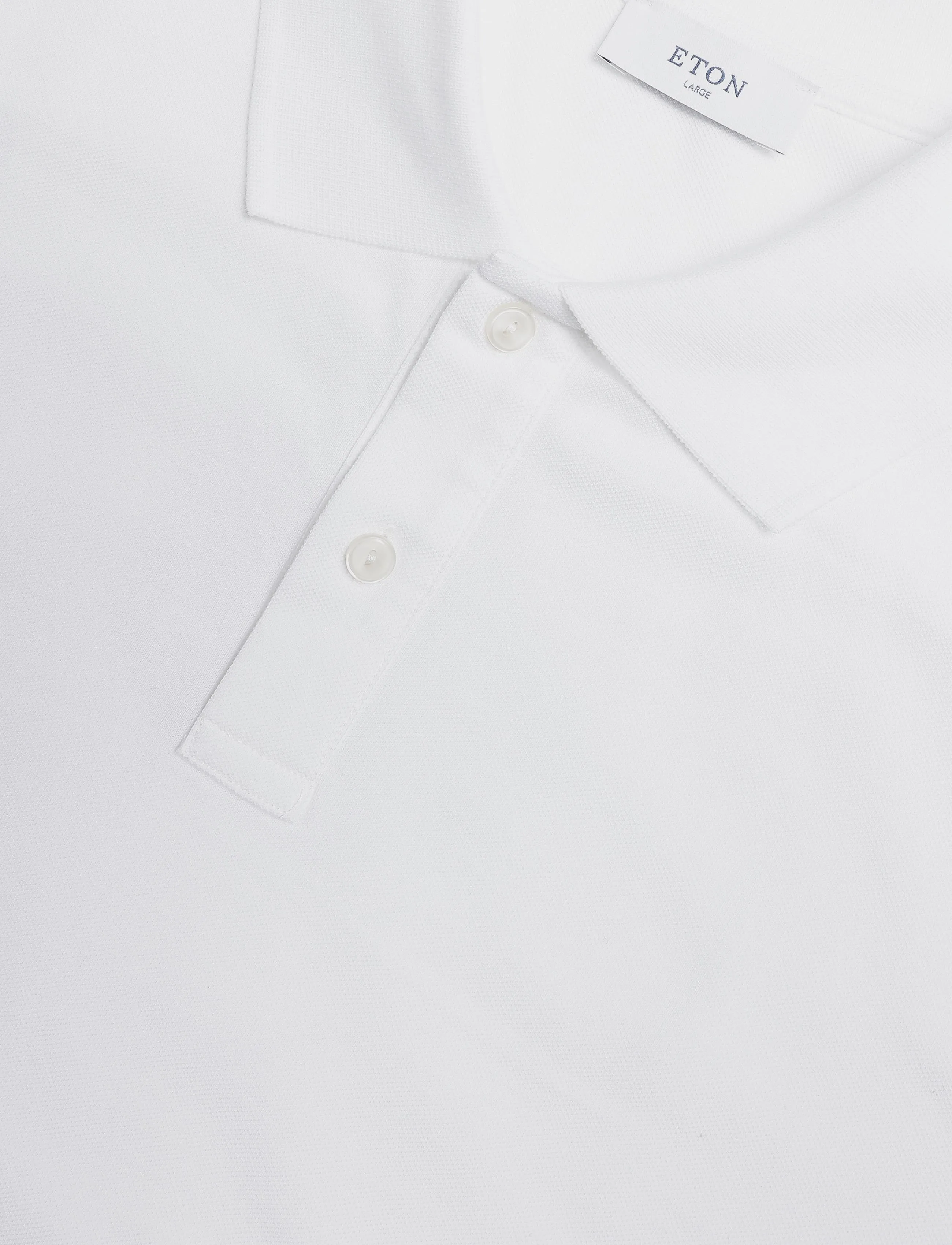 Eton - Eton Polo - short-sleeved polos - white - 2