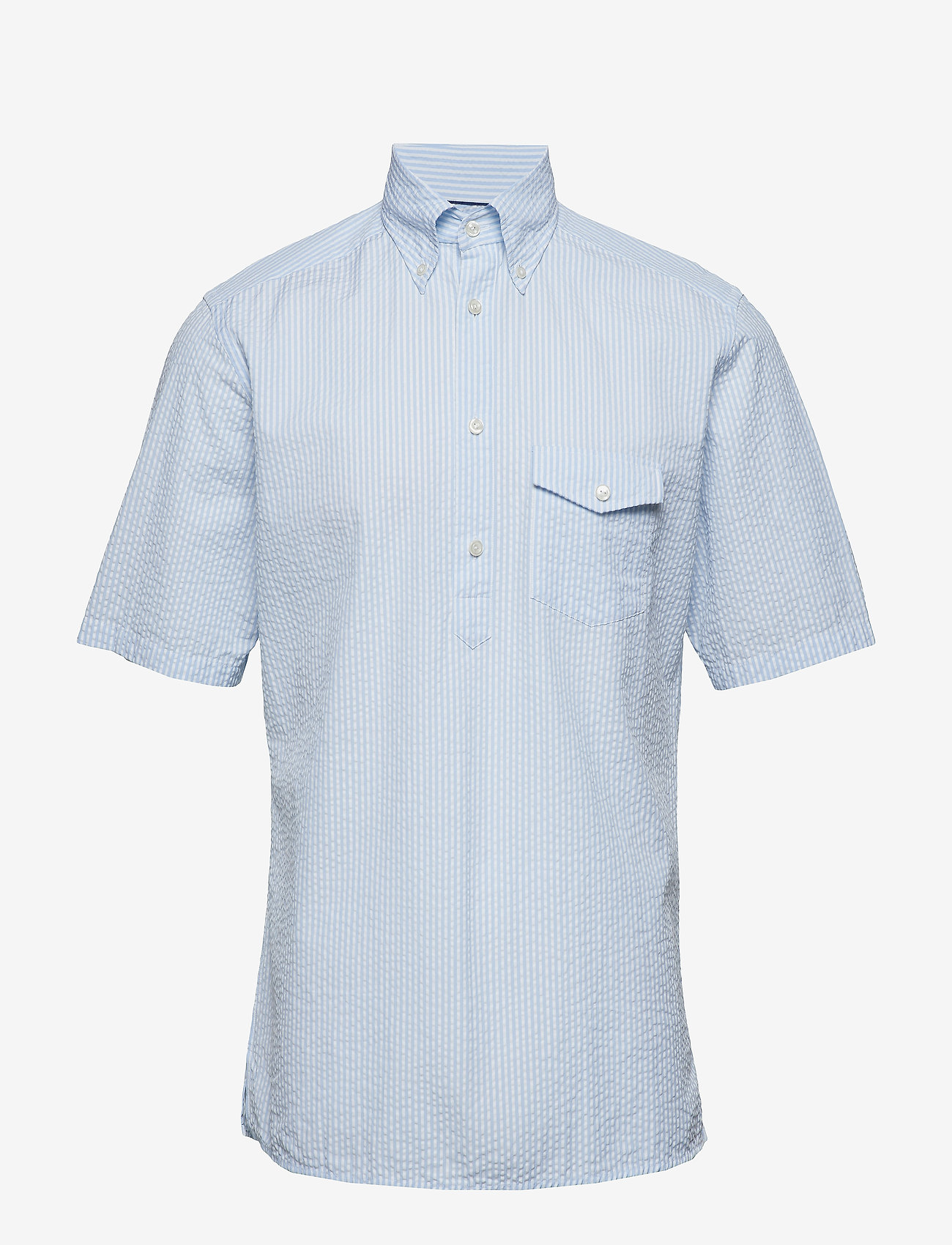 Eton - Slim  fit Casual Poplin Shirt - blue - 0