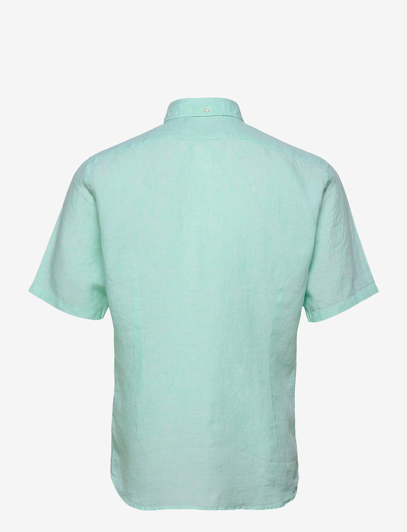Eton - Slim  fit Casual Linen Shirt - basic-hemden - green - 1