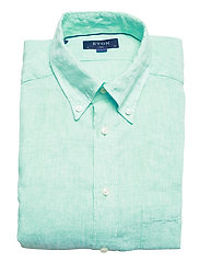 Eton - Slim  fit Casual Linen Shirt - basic-hemden - green - 3