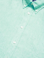 Eton - Slim  fit Casual Linen Shirt - basic-hemden - green - 4