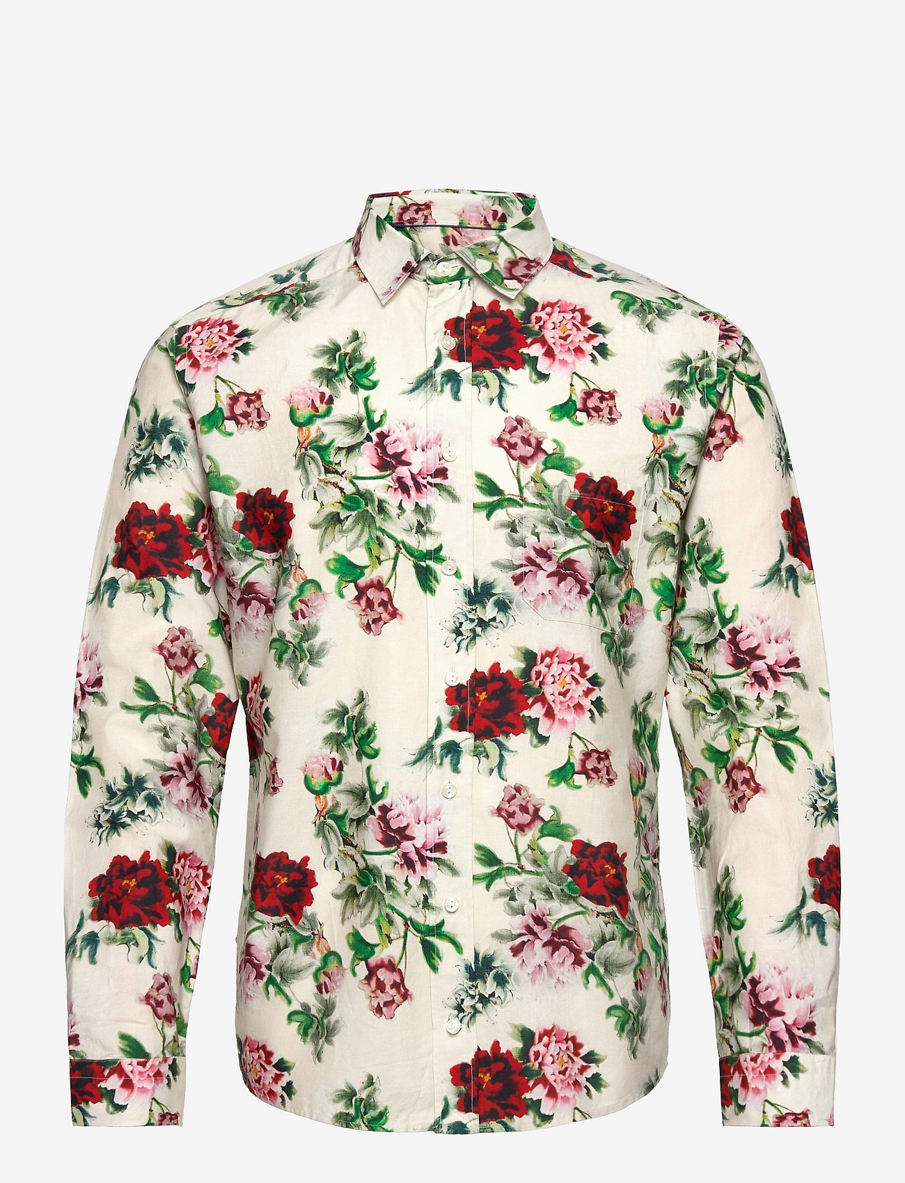 Eton - Floral Sumo Print Shirt - red - 0