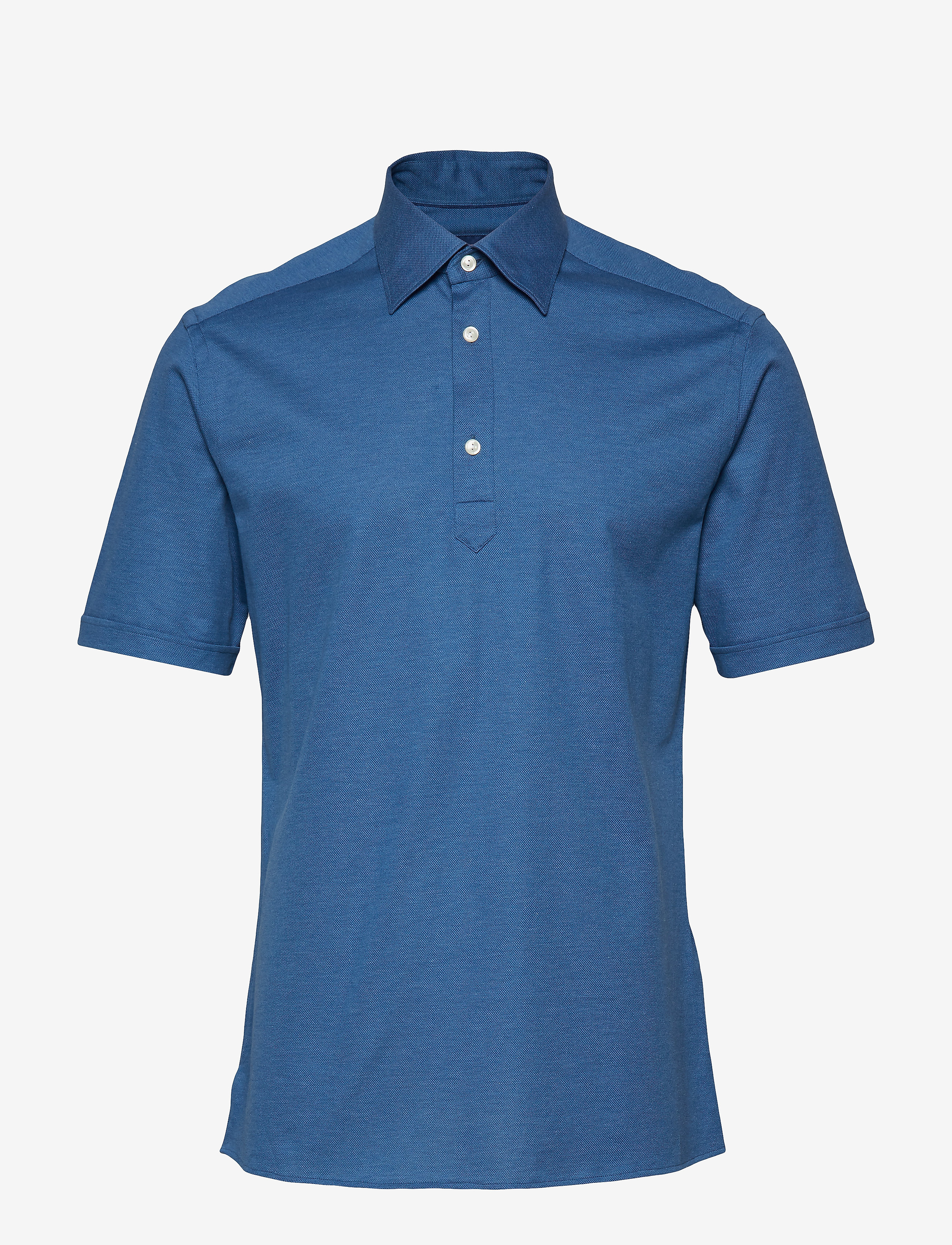 Eton - Slim Fit Short sleeved polo shirt - blue - 0