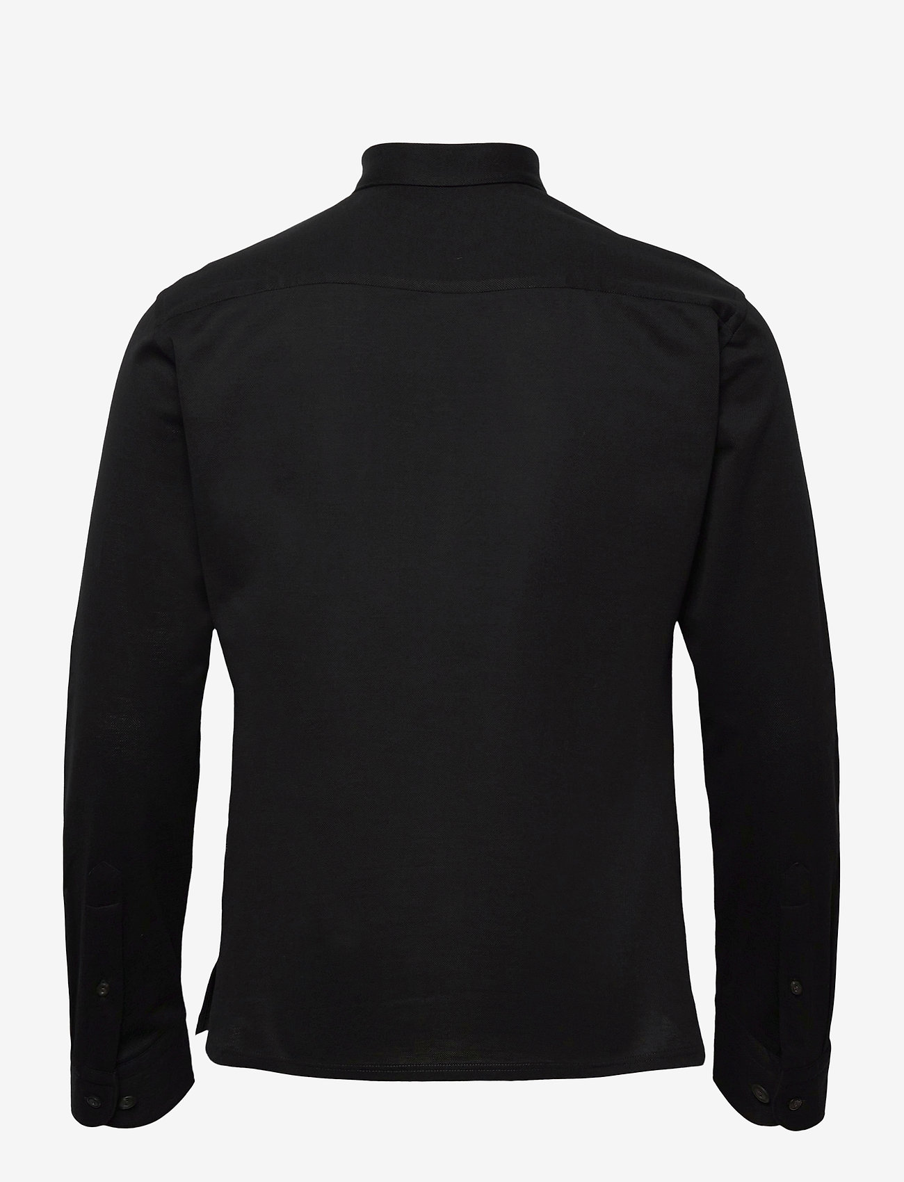 Eton - Polo shirt - long sleeved - black - 1