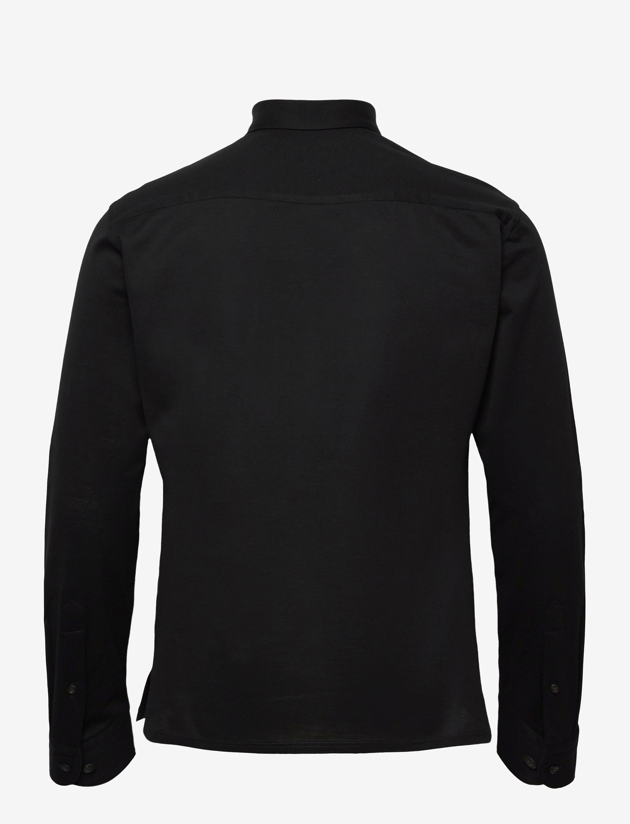 Eton - Polo shirt - long sleeved - black - 1