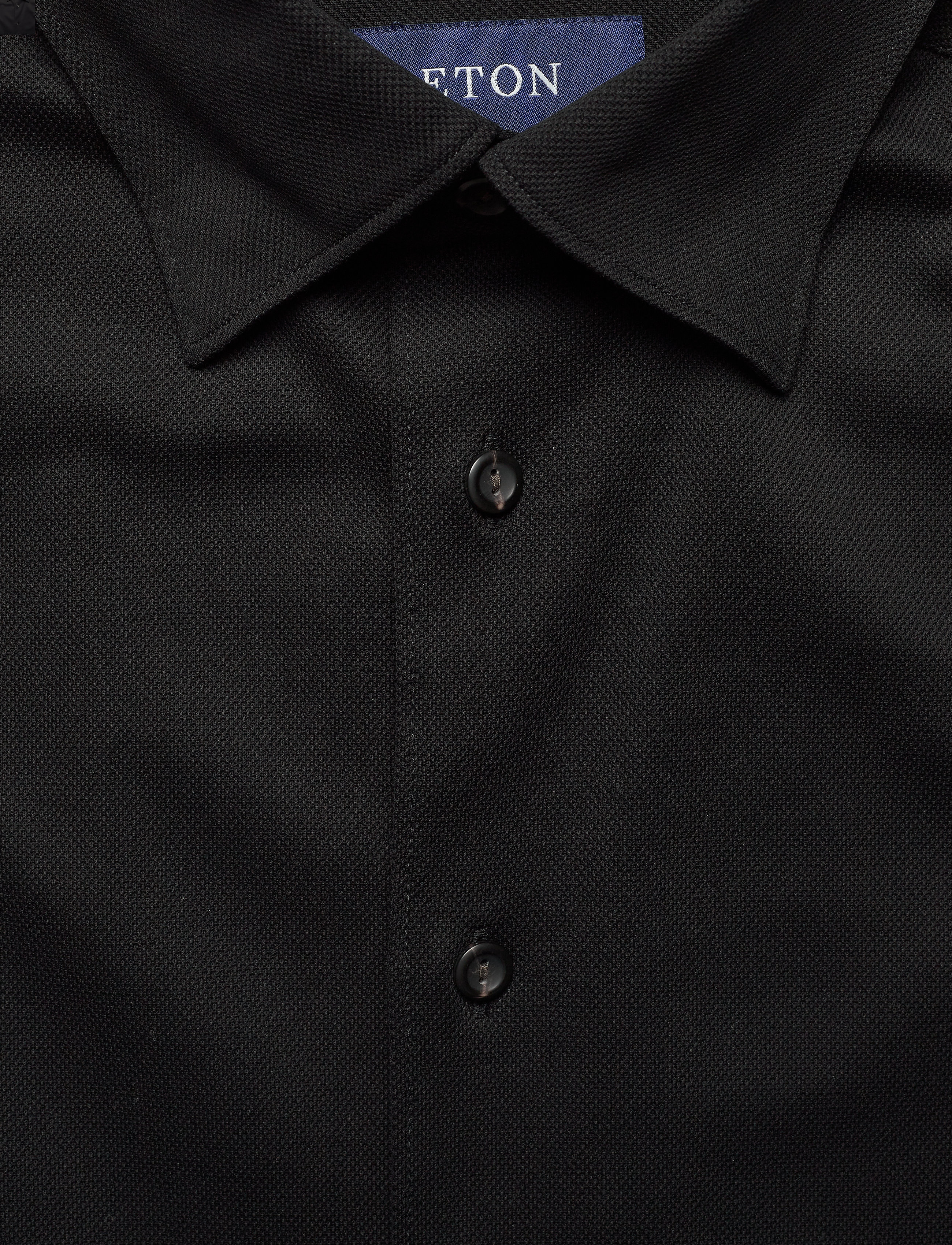 Eton - Polo shirt - long sleeved - black - 2