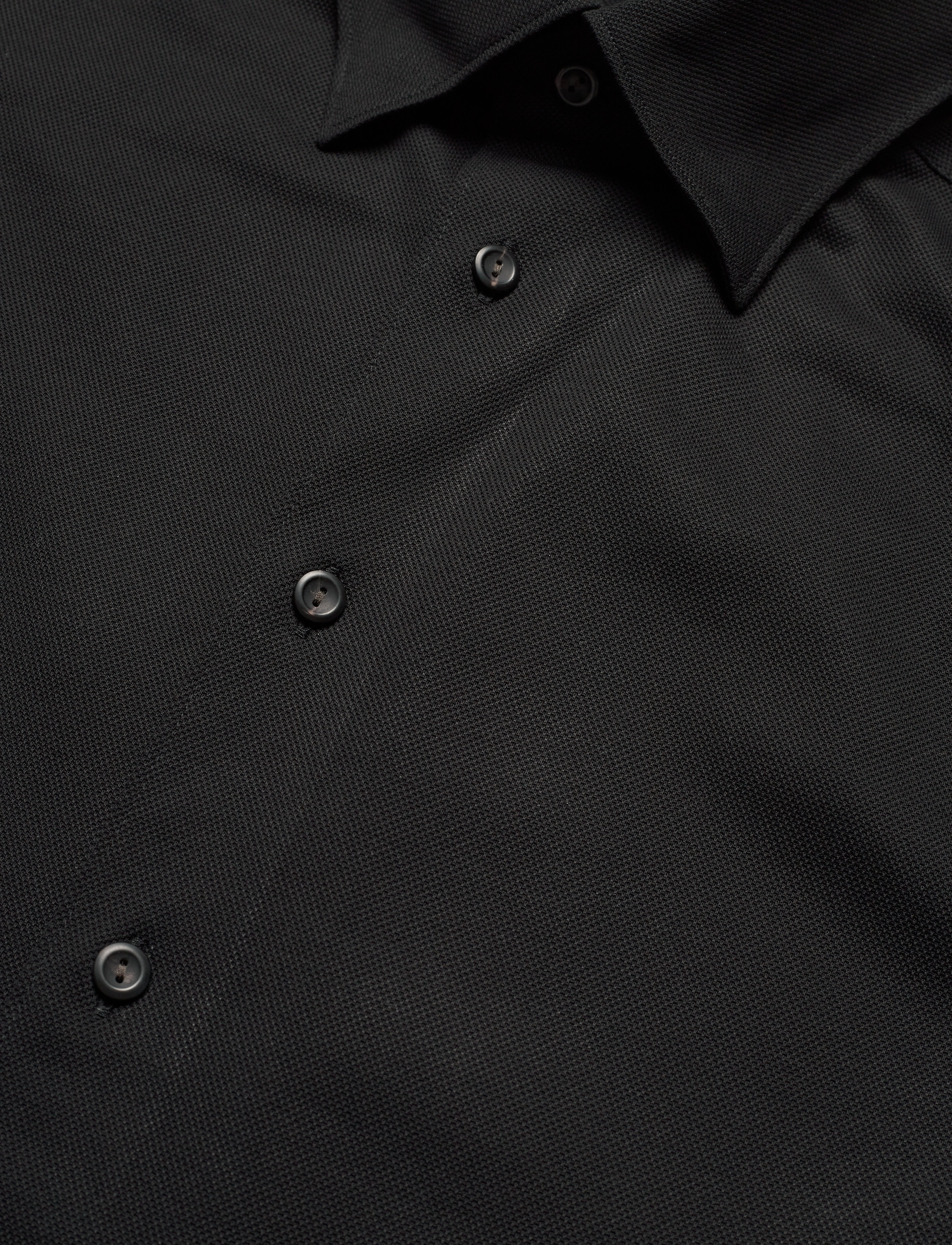 Eton - Polo shirt - long sleeved - black - 3