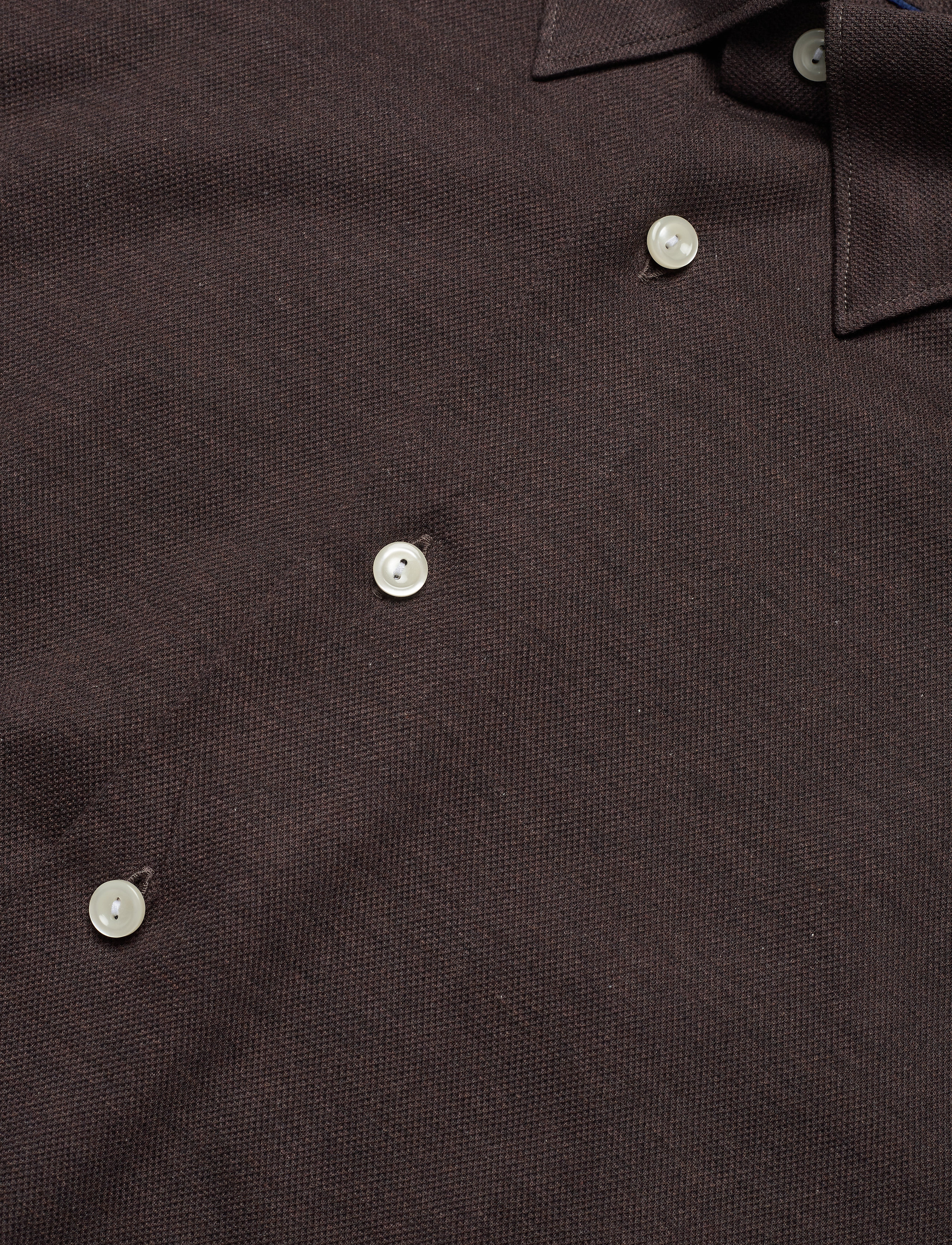 Eton - Polo shirt - long sleeved - offwhite/brown - 3