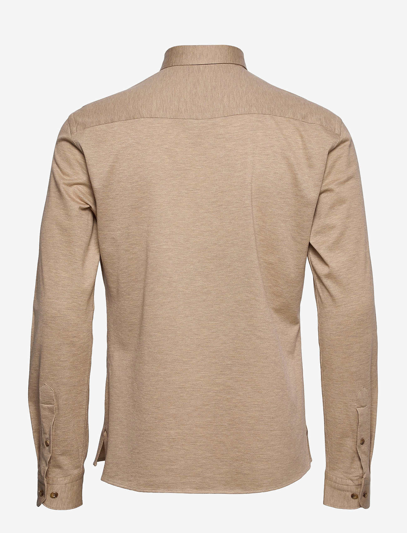 Eton - Slim  fit Casual Pique Shirt - offwhite/brown - 1