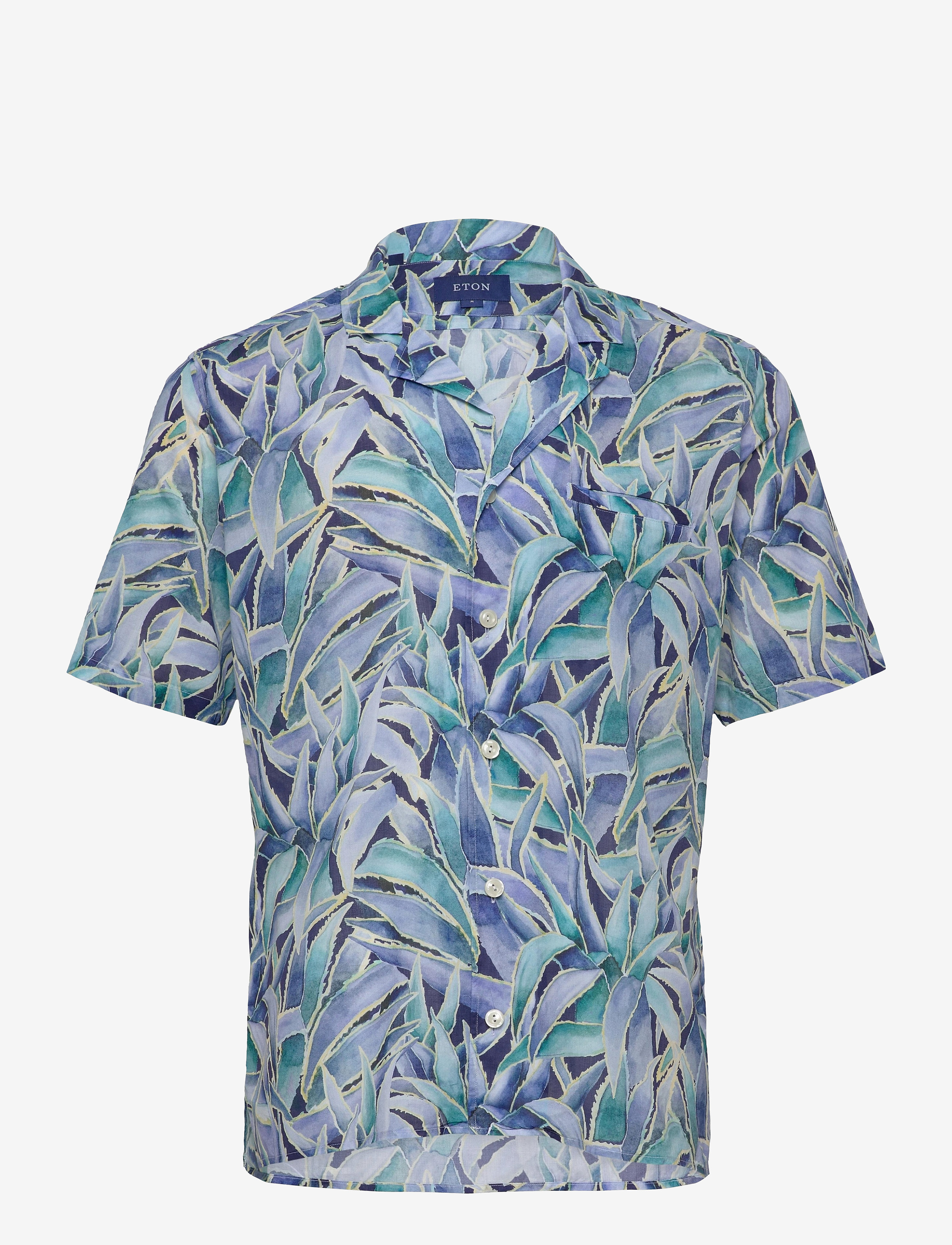Eton - slim fit Casual Muslin Shirt - blue - 0