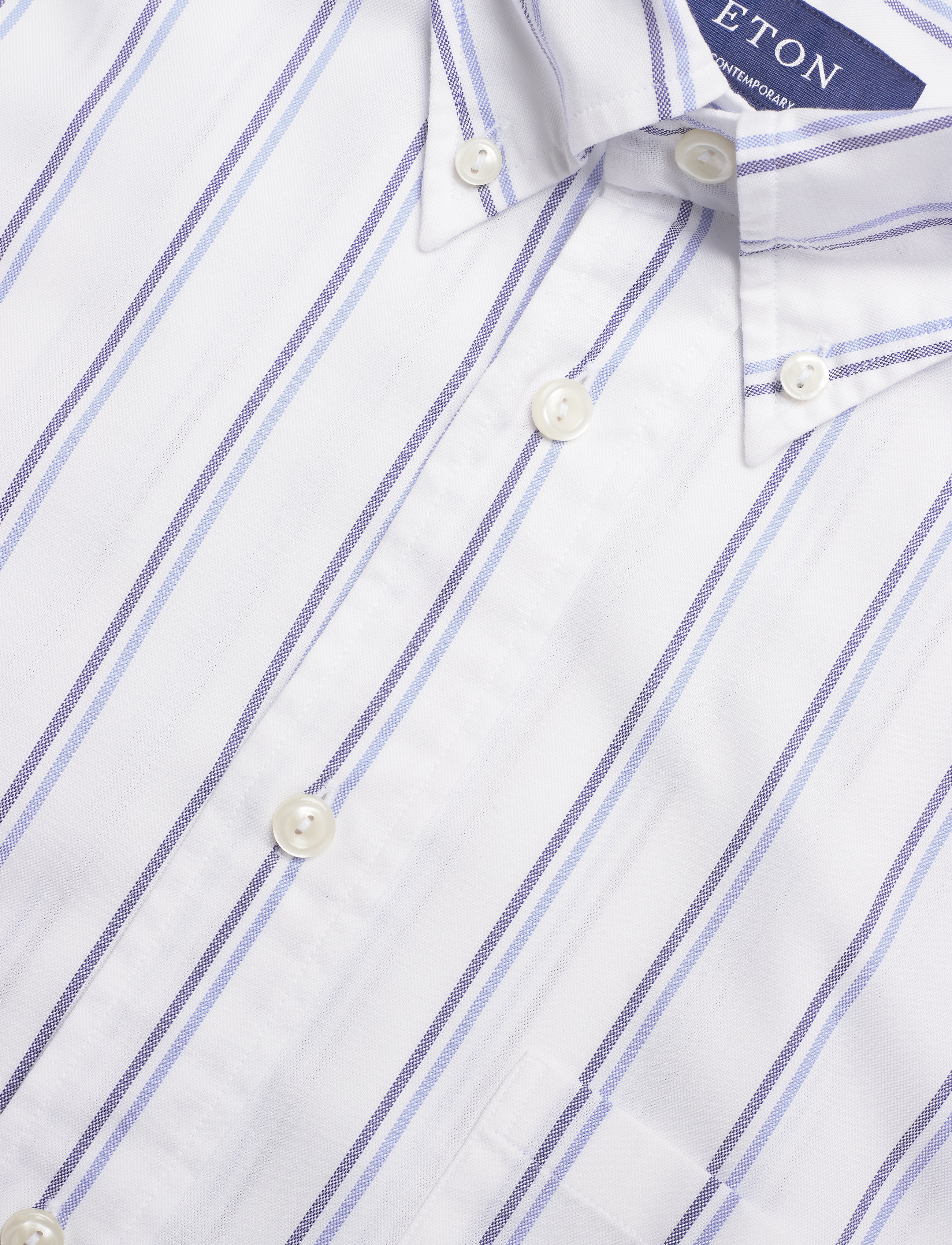 Eton - Contemporary  fit Casual Oxford Shirt - blue - 3