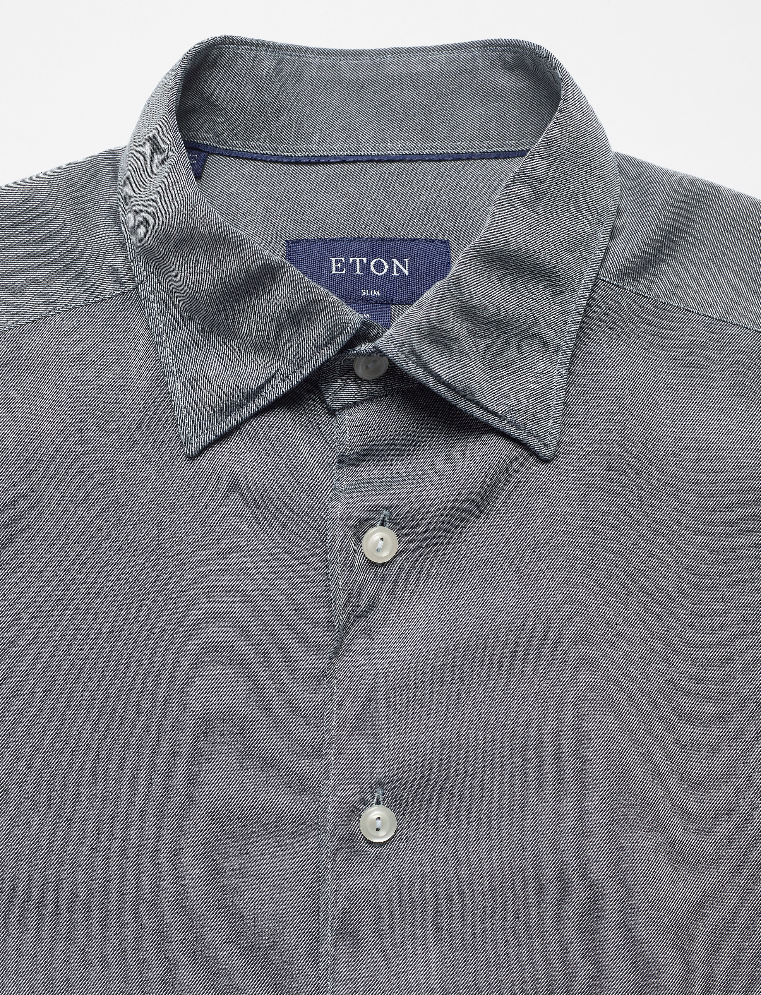 Eton - Slim fit Business Casual Indigo Shirt - blue - 2