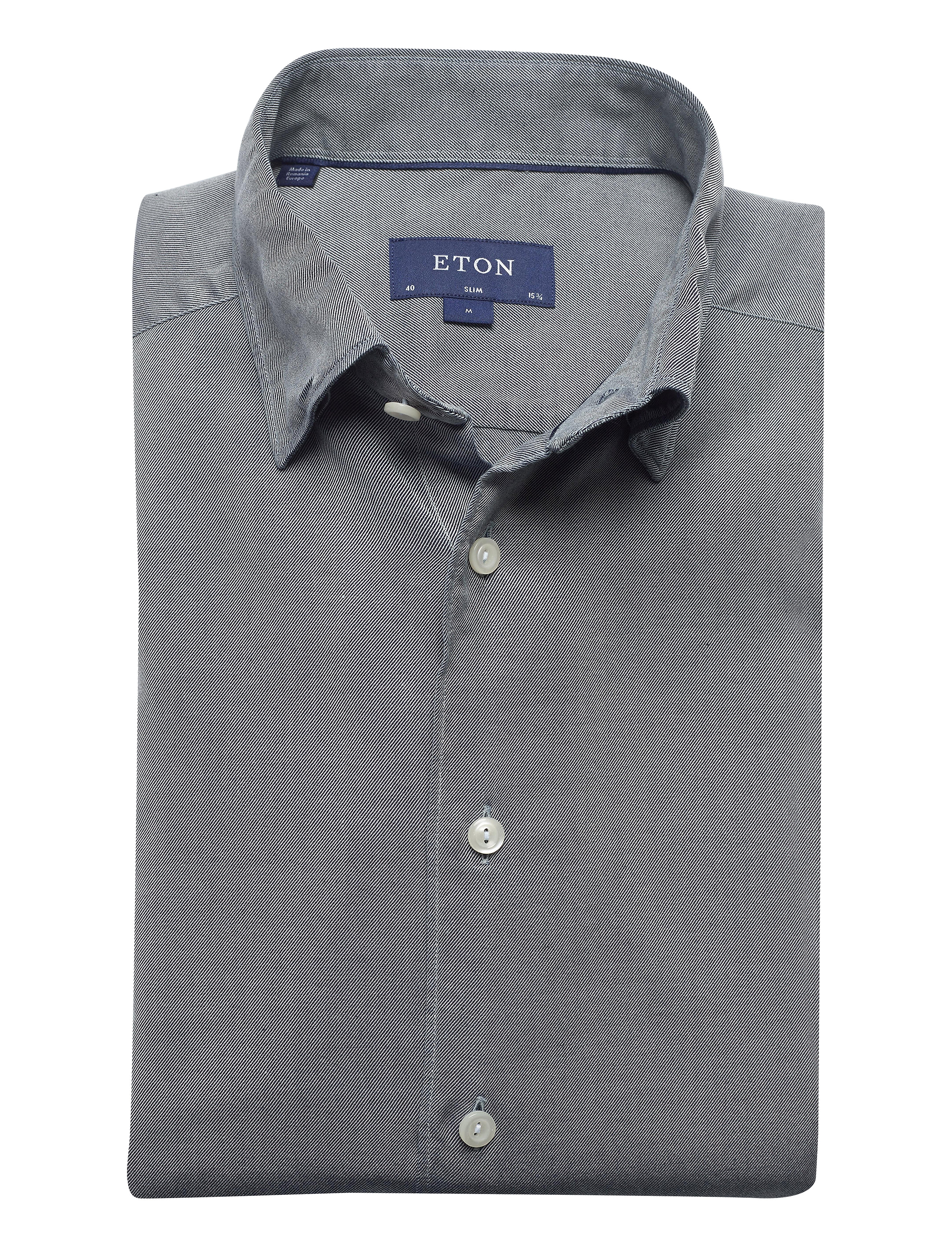 Eton - Slim fit Business Casual Indigo Shirt - blue - 4