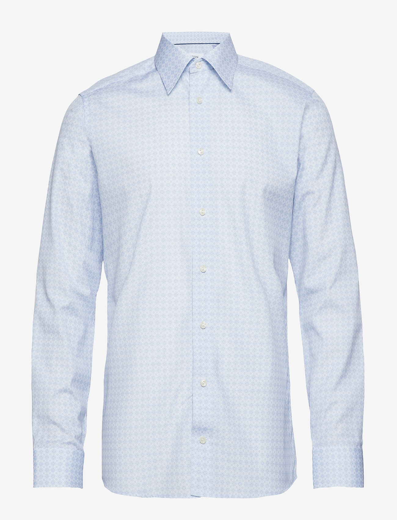 Eton - White twill shirt - blue - 0