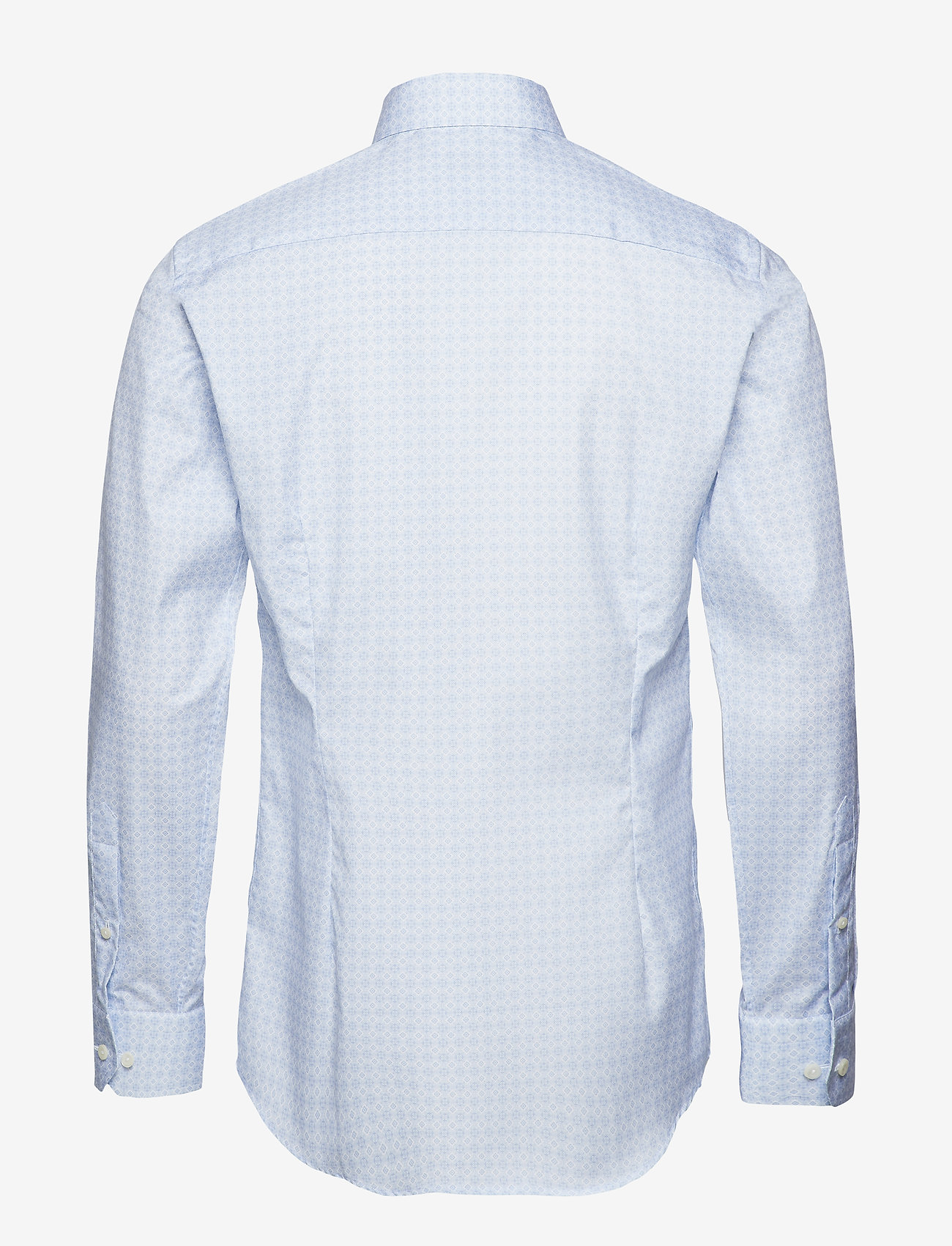 Eton - White twill shirt - blue - 1