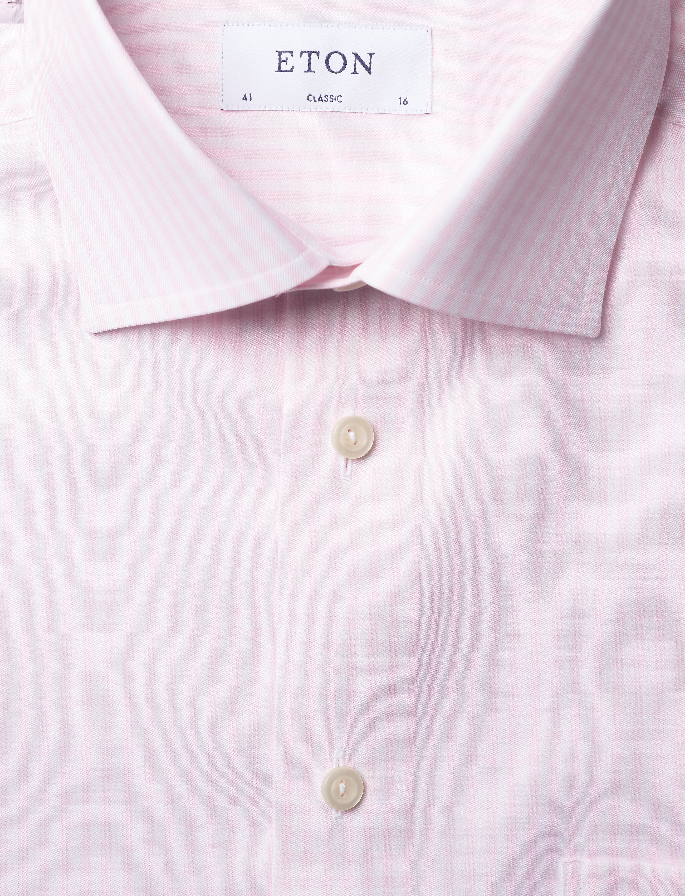 Eton - Classic fit Business Signature Twill Shirt - pink/red - 2