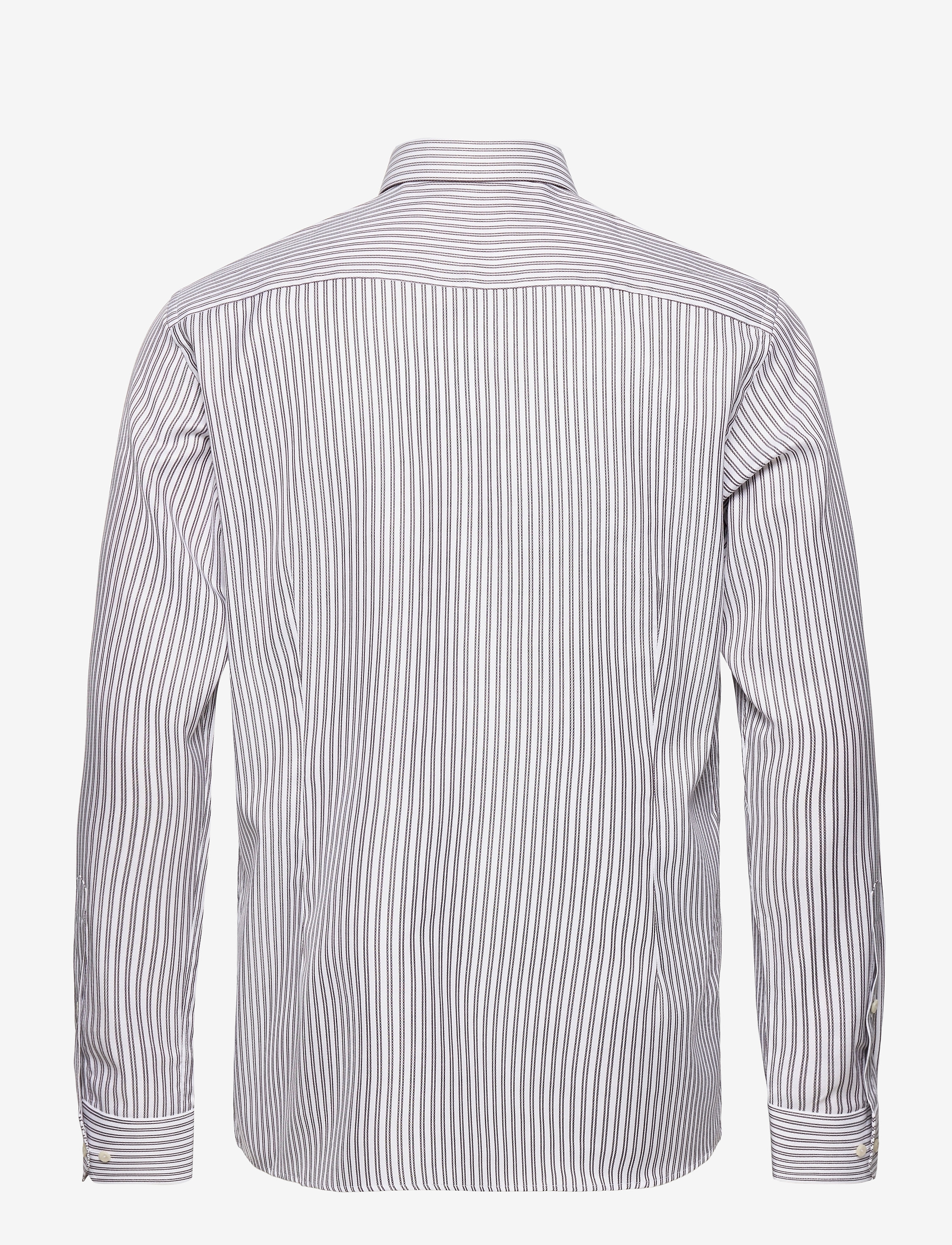 Eton - Contemporary fit Business Dobby Shirt - offwhite/brown - 1