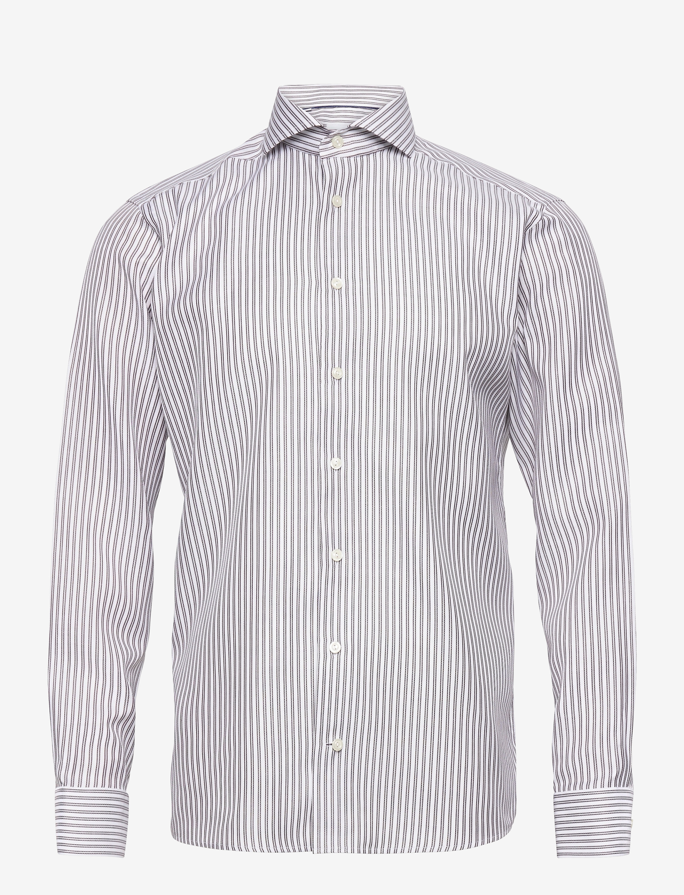 Eton - Slim fit Business Dobby Shirt - offwhite/brown - 0