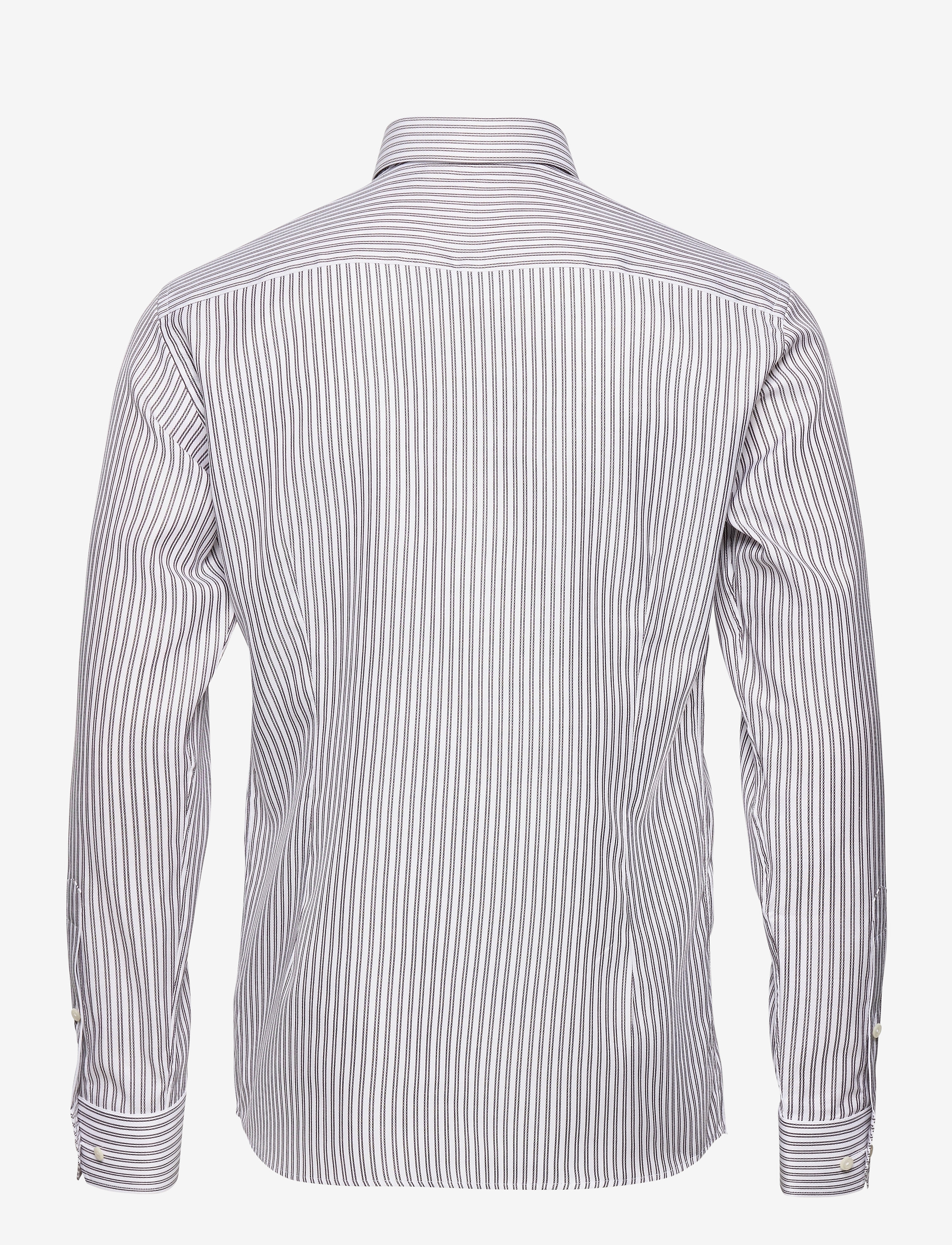 Eton - Slim fit Business Dobby Shirt - offwhite/brown - 1