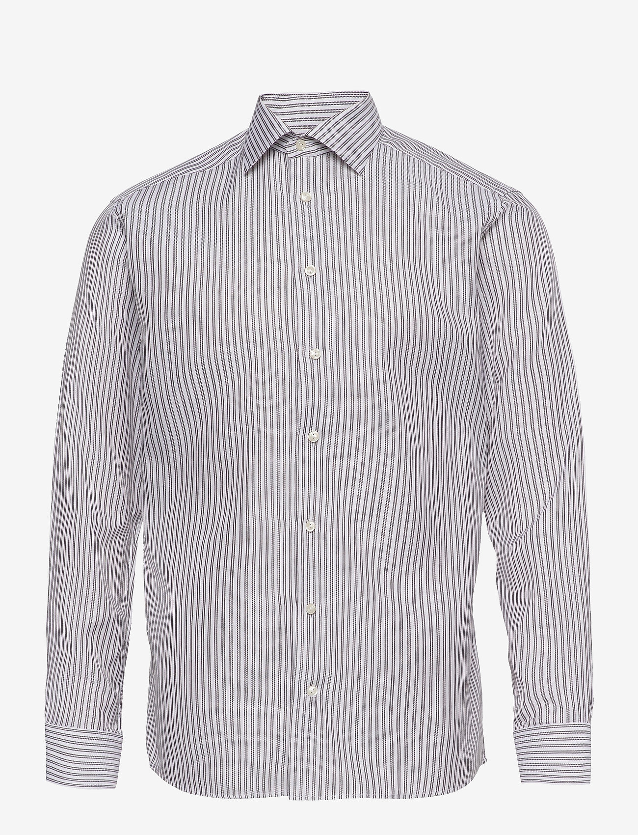 Eton - Slim fit Business Dobby Shirt - offwhite/brown - 0