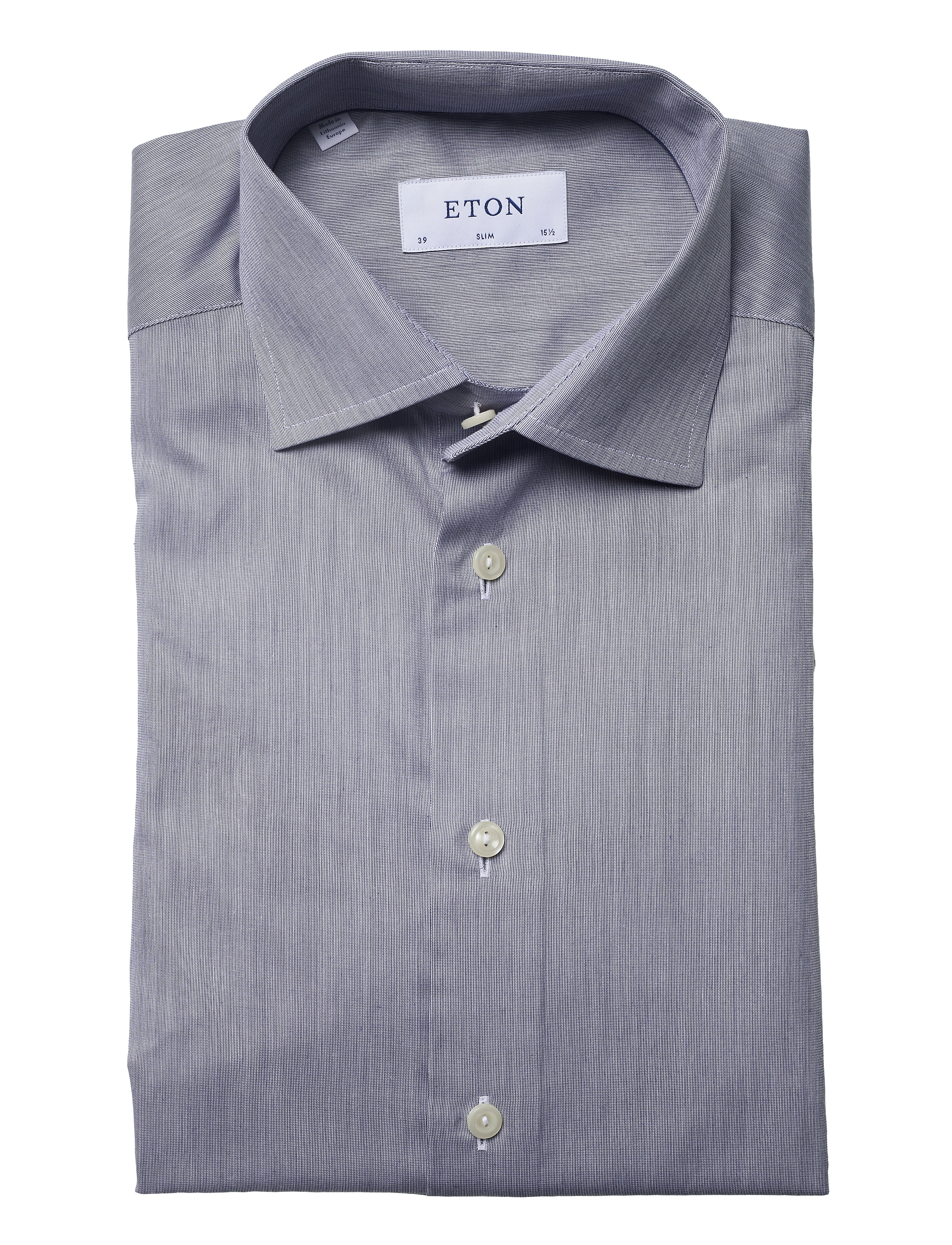 Eton - Slim fit Business Signature Twill Shirt - black - 4