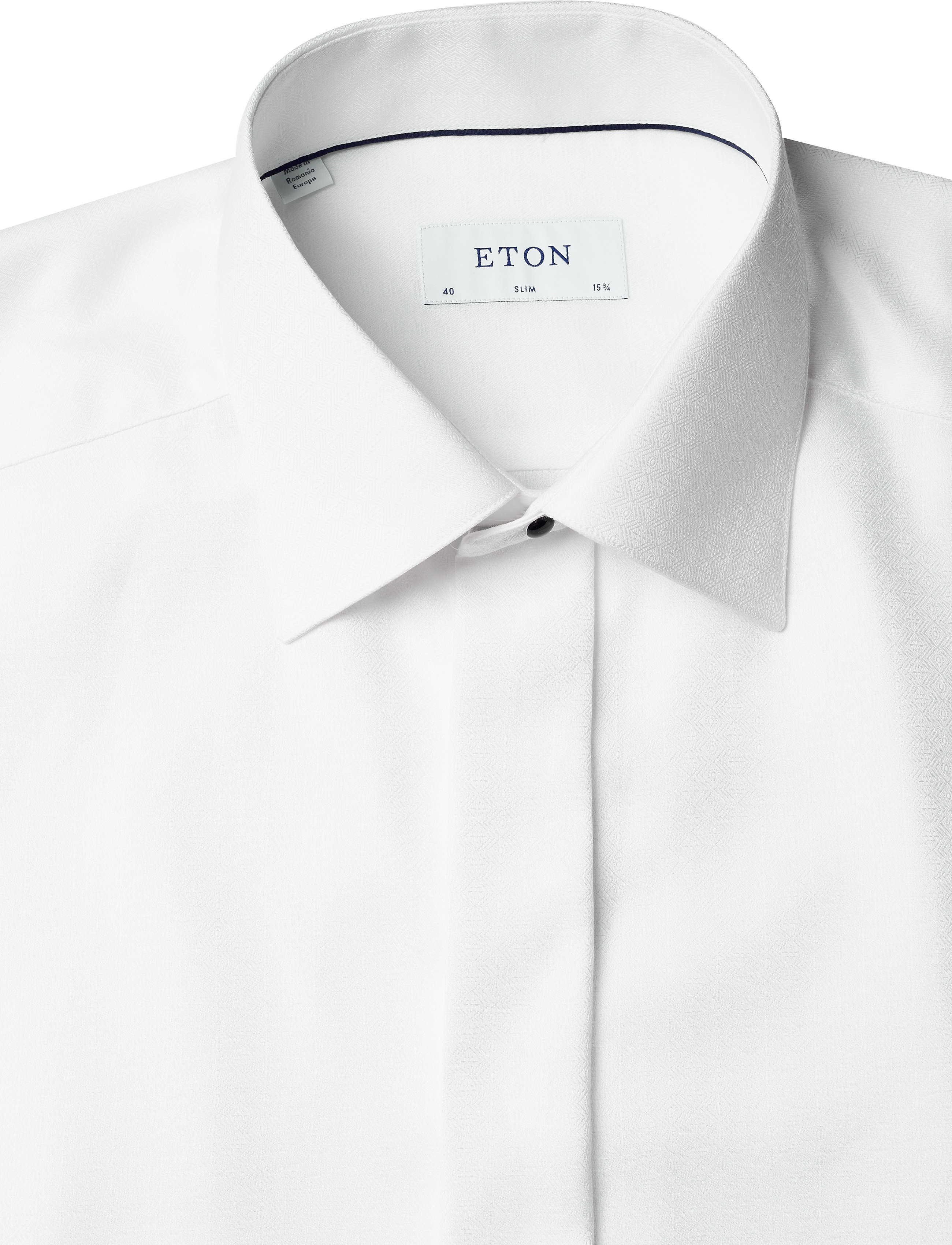 Eton - Slim fit Evening Jacquard Shirt - white - 2