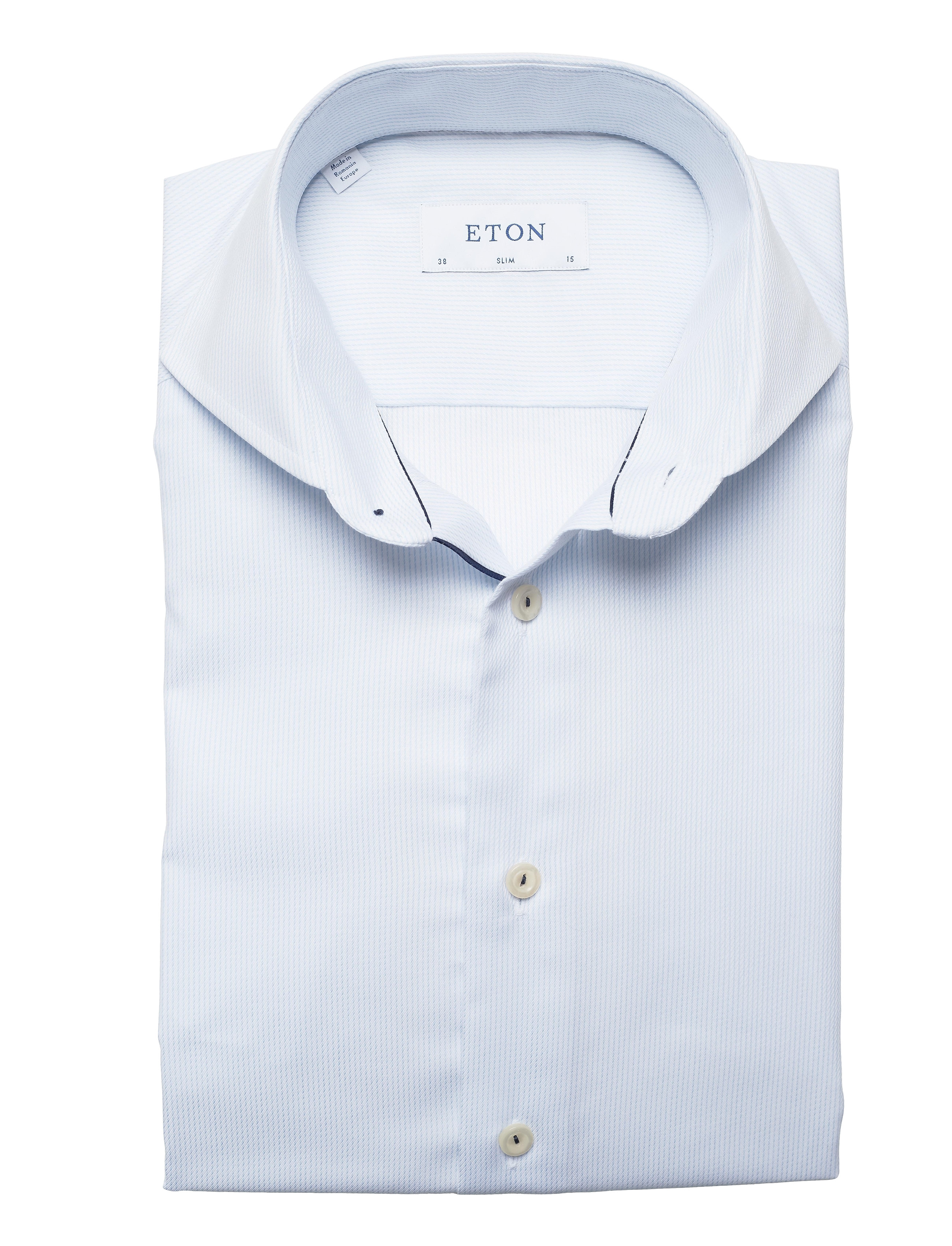 Eton - Slim fit Business Twill Shirt - blue - 4