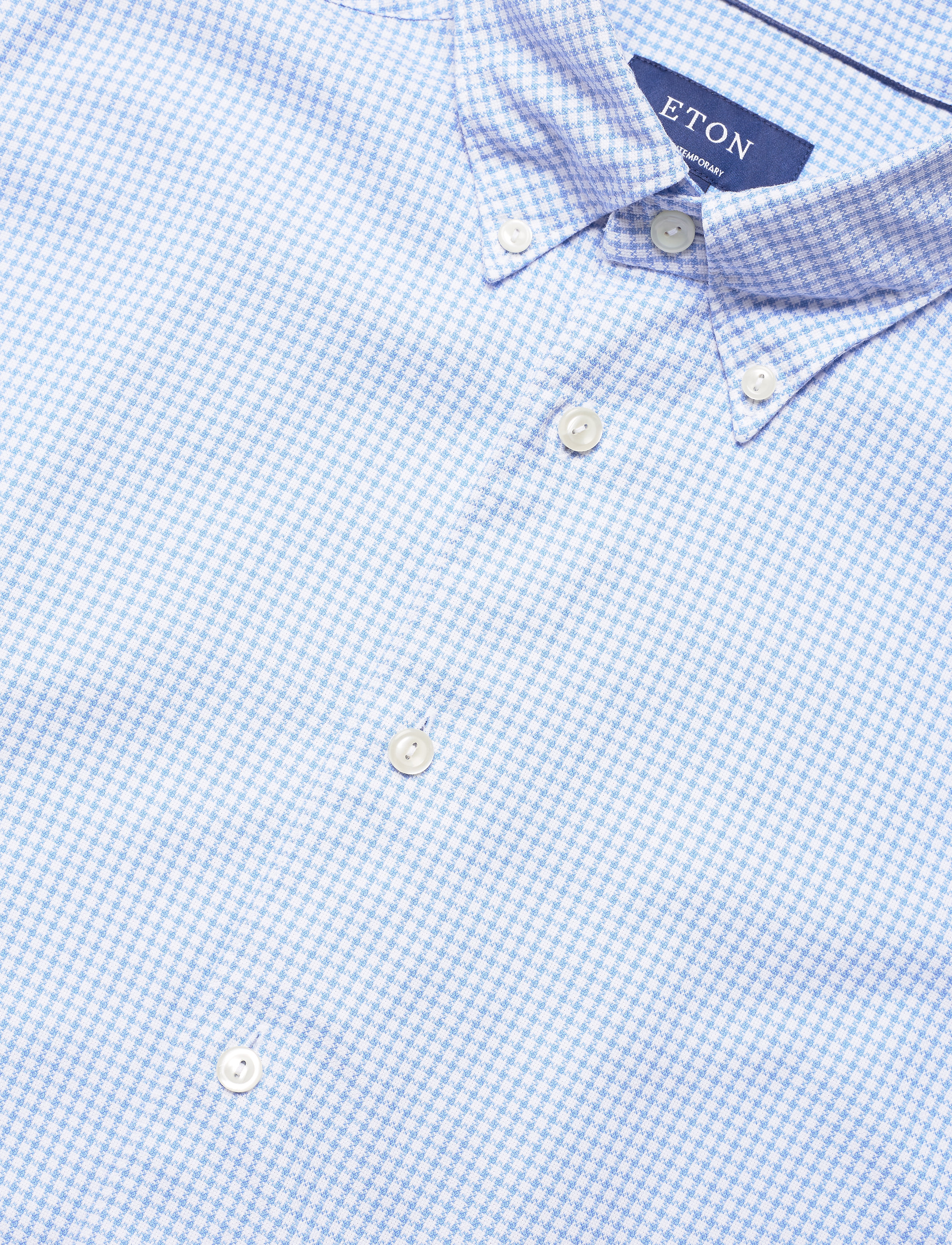 Eton - Contemporary fit Business Casual Oxford Shirt - blue - 3