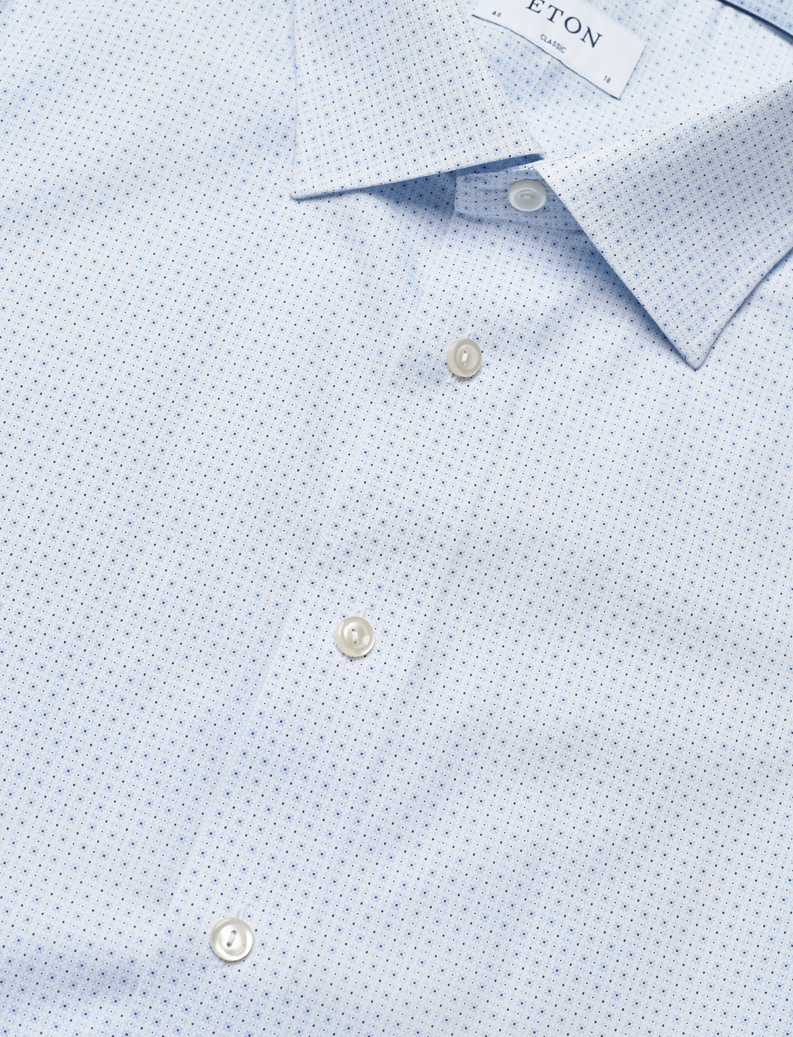 Eton - Classic fit Business Poplin Shirt - blue - 3