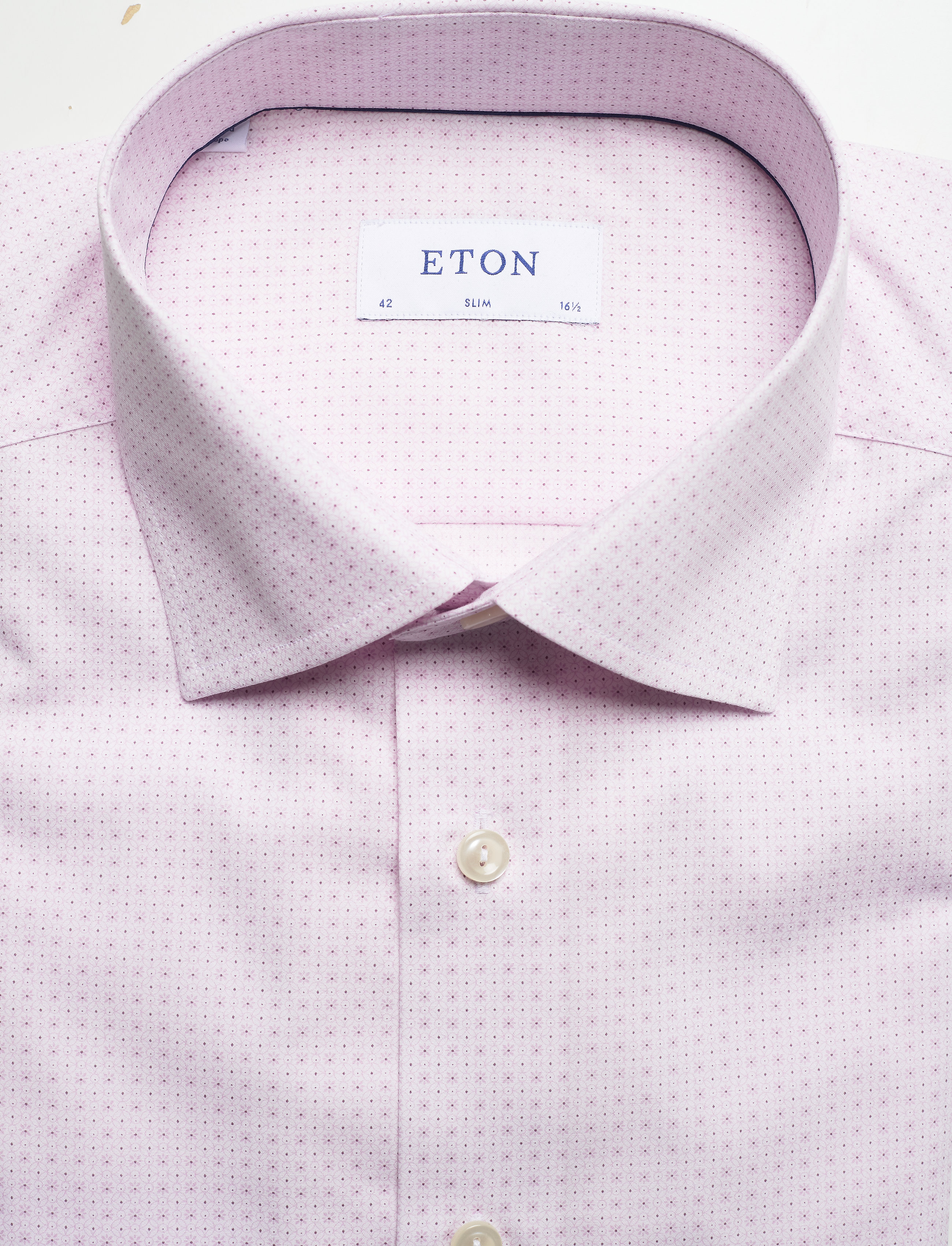 Eton - Slim fit Business Poplin Shirt - pink/red - 2