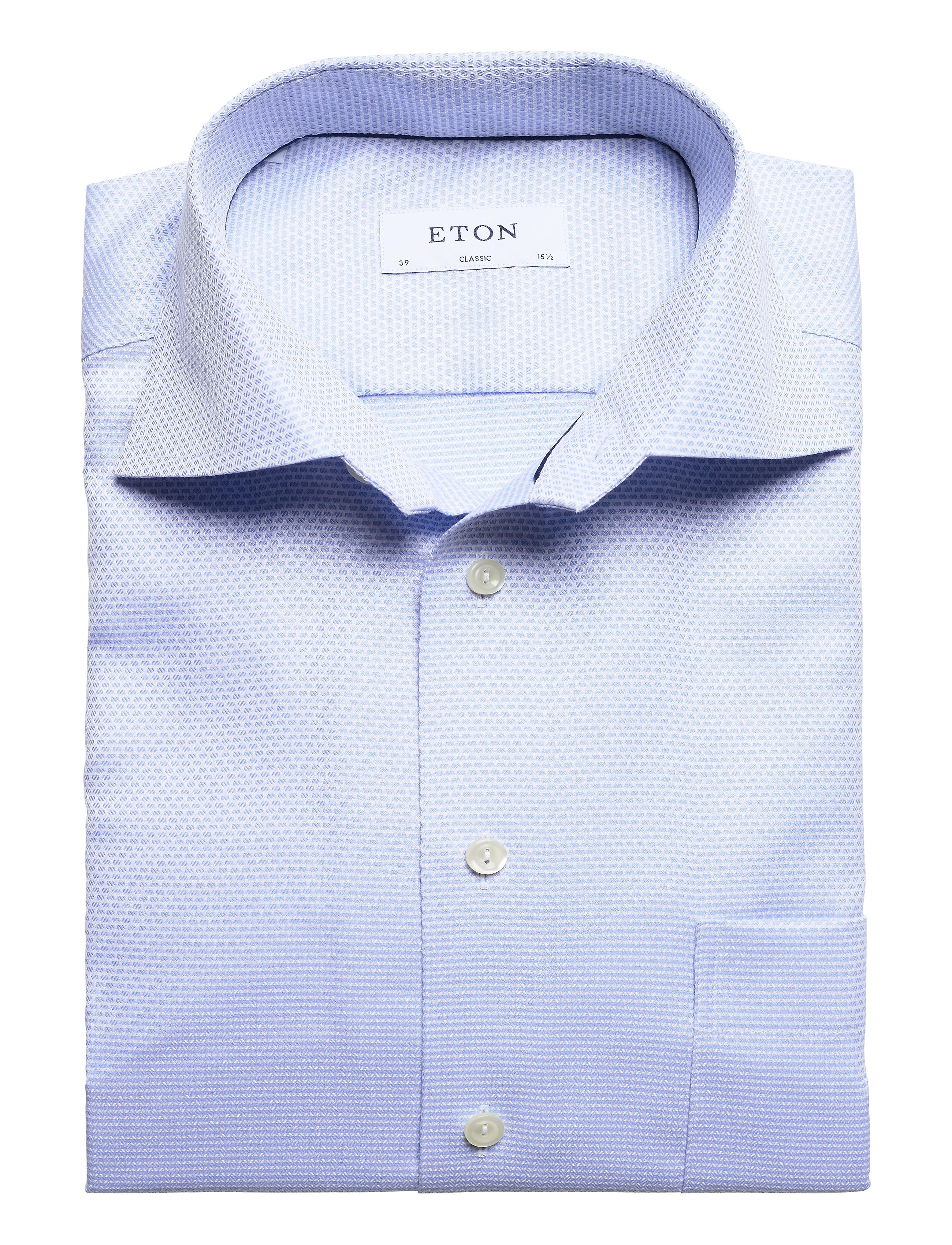 Eton - Classic fit Business Signature Twill Shirt - blue - 4