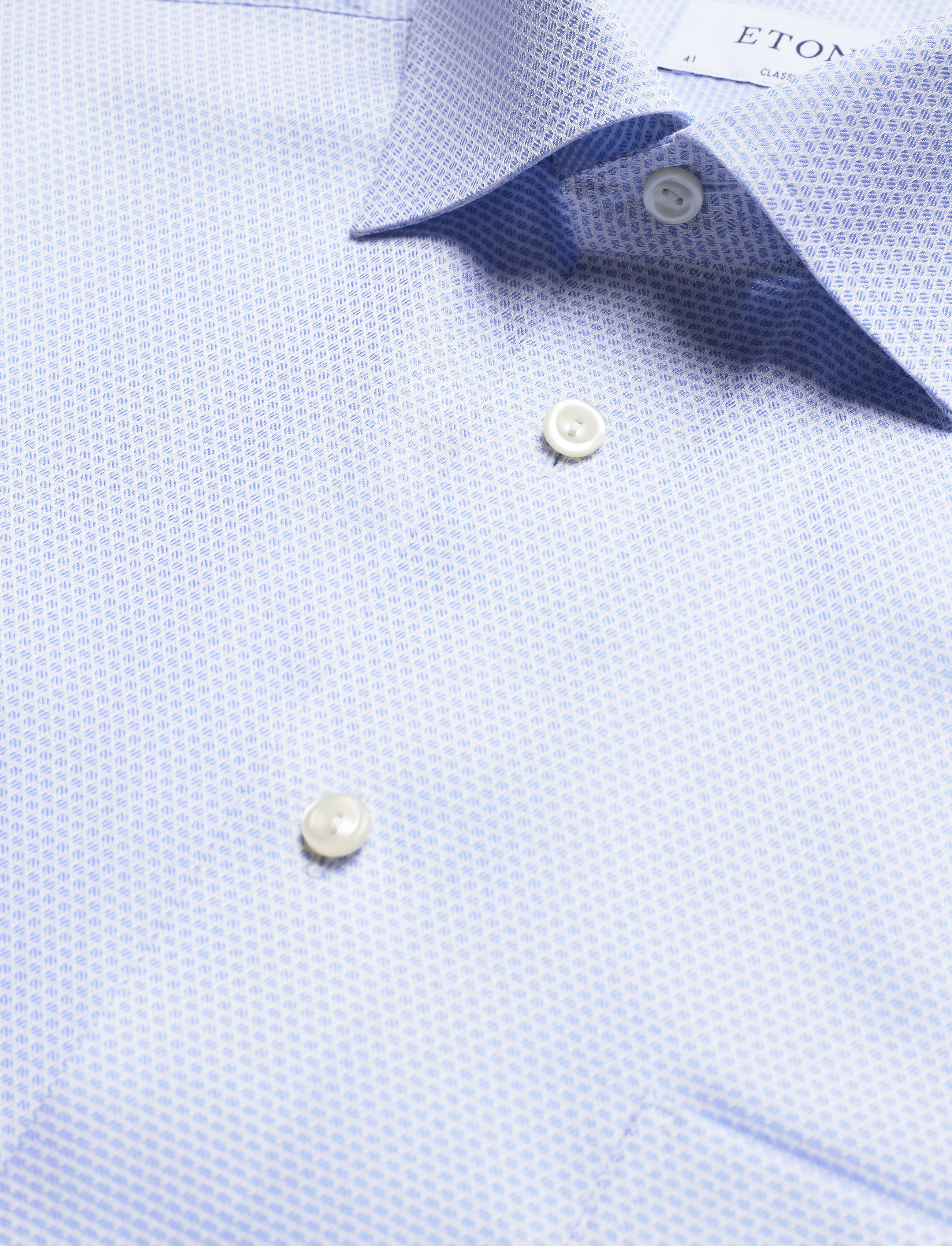 Eton - Classic fit Business Signature Twill Shirt - blue - 3