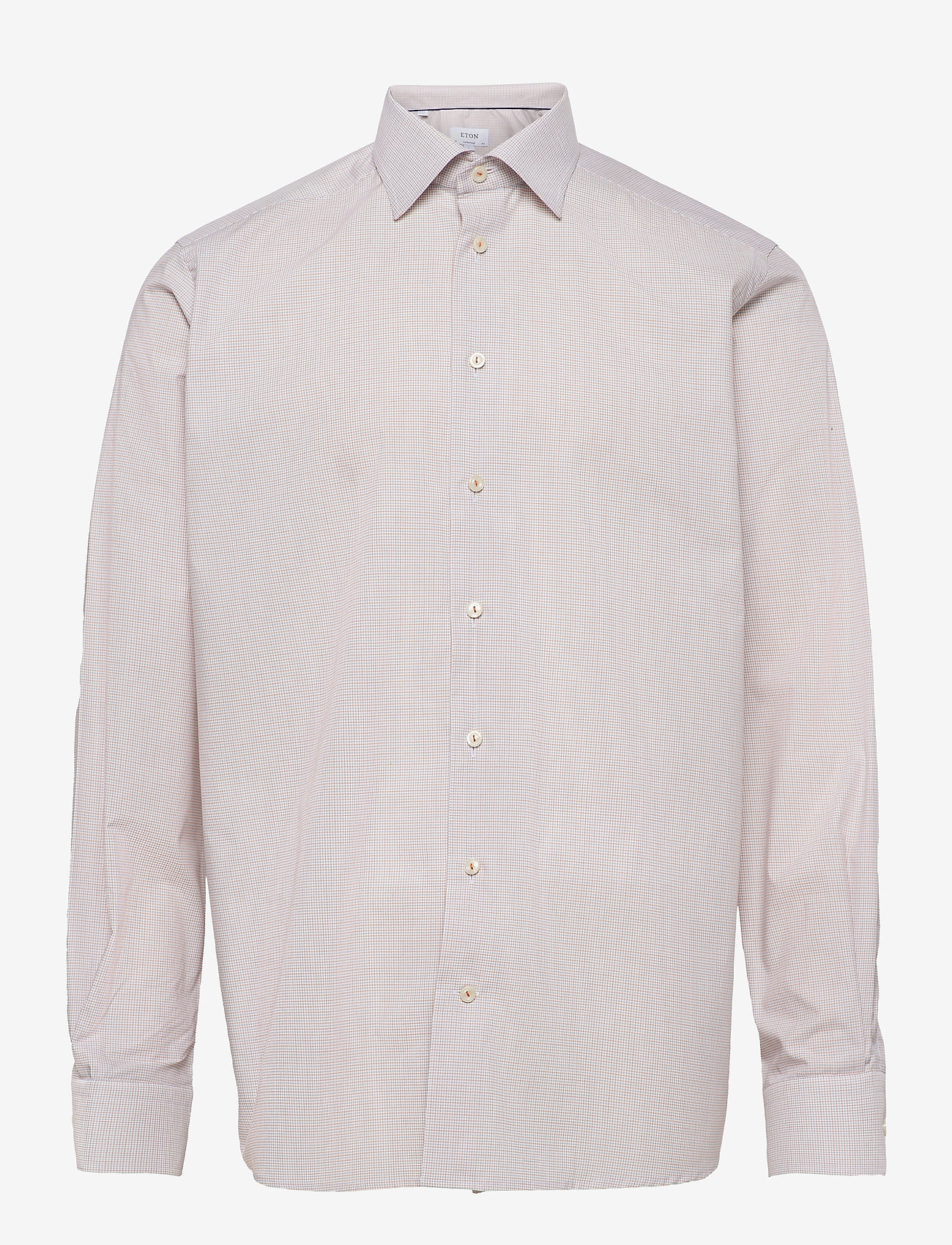 Eton - Contemporary fit Business Casual Fine Twill Shirt - yellow/orange - 0