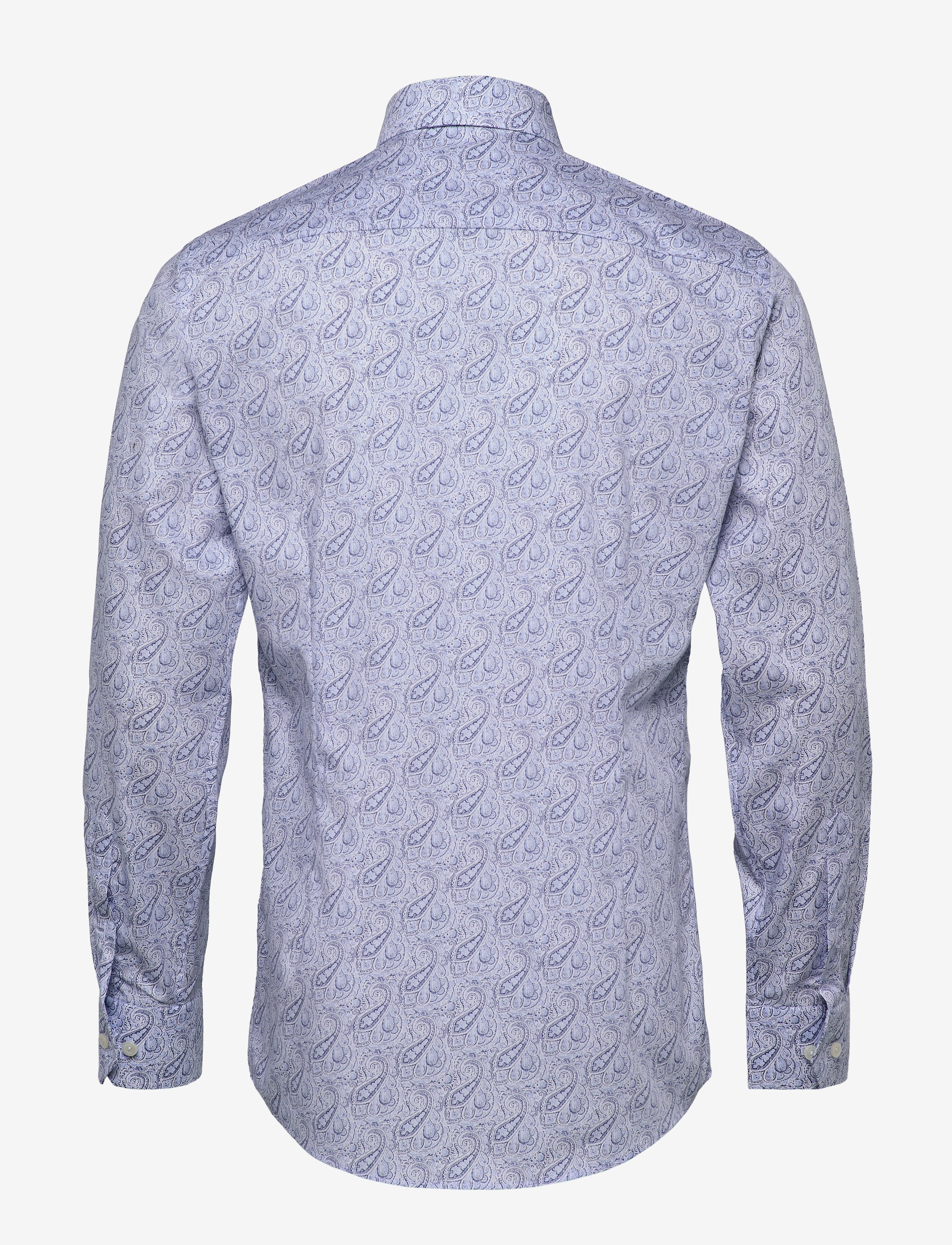 Eton - Paisley Poplin Shirt - blue - 1