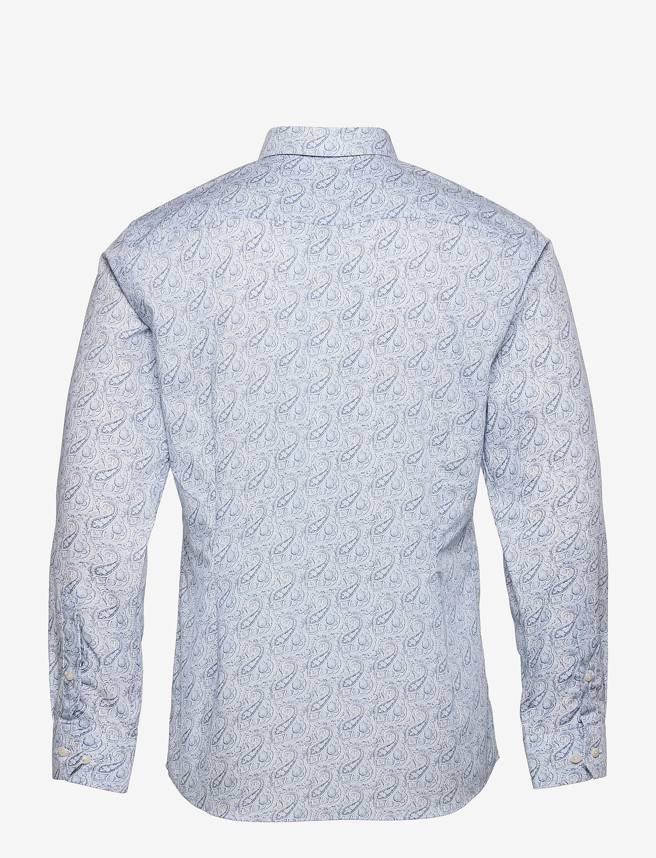Eton - Men's Shirt: Business  Poplin - mid blue - 1