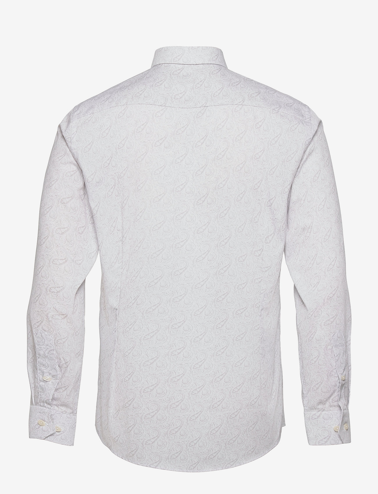 Eton - Men's Shirt: Business  Poplin - mid grey - 1
