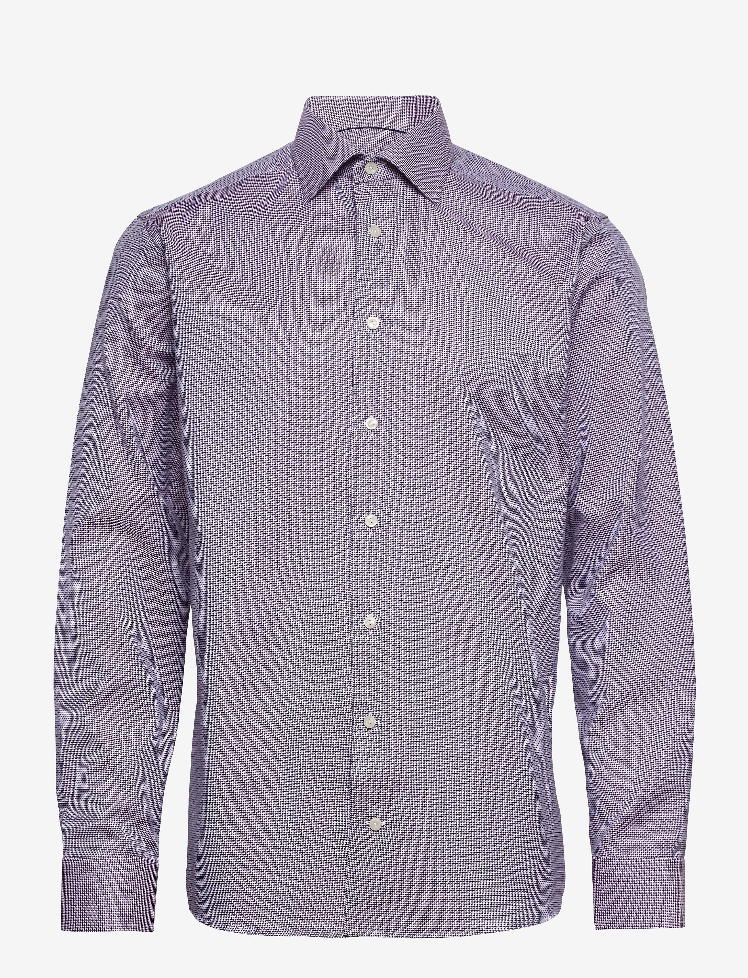 Eton - Slim fit Business Dobby Shirt - pink/red - 0