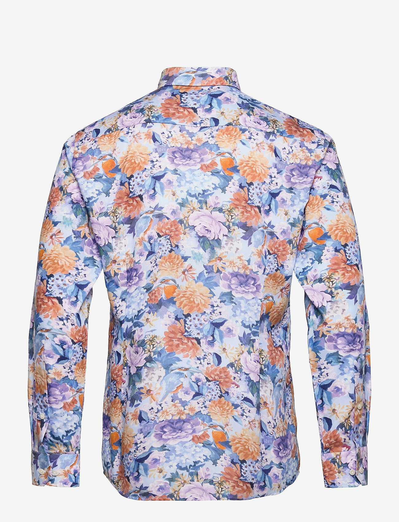 Eton - Men's Shirt: Business  Signature Twill - mid blue - 1
