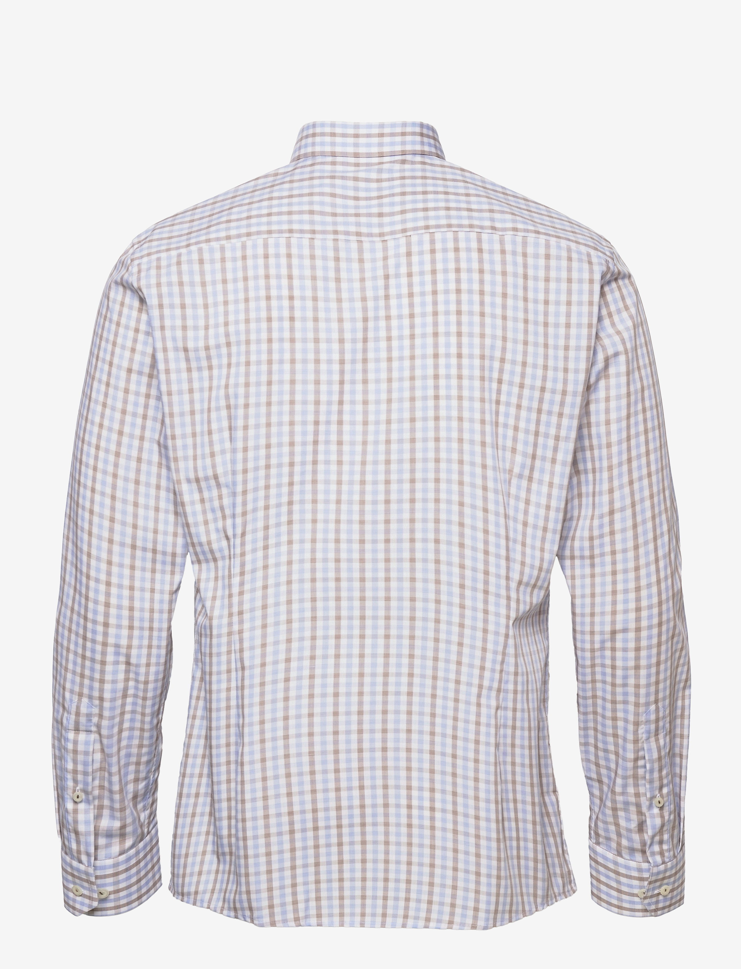 Eton - Slim fit Business Poplin Shirt - offwhite/brown - 1
