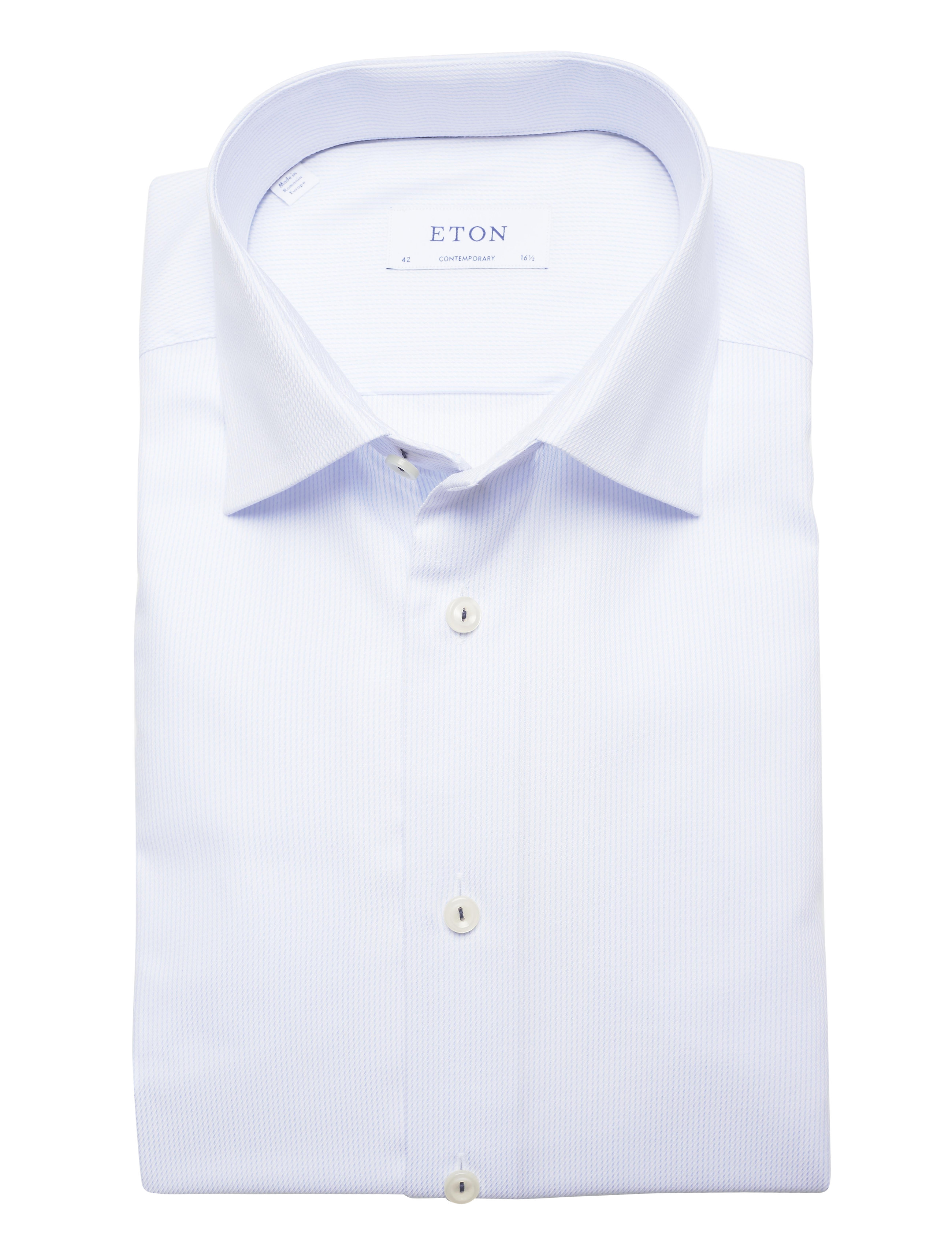 Eton - Contemporary fit Business Twill Shirt - blue - 4