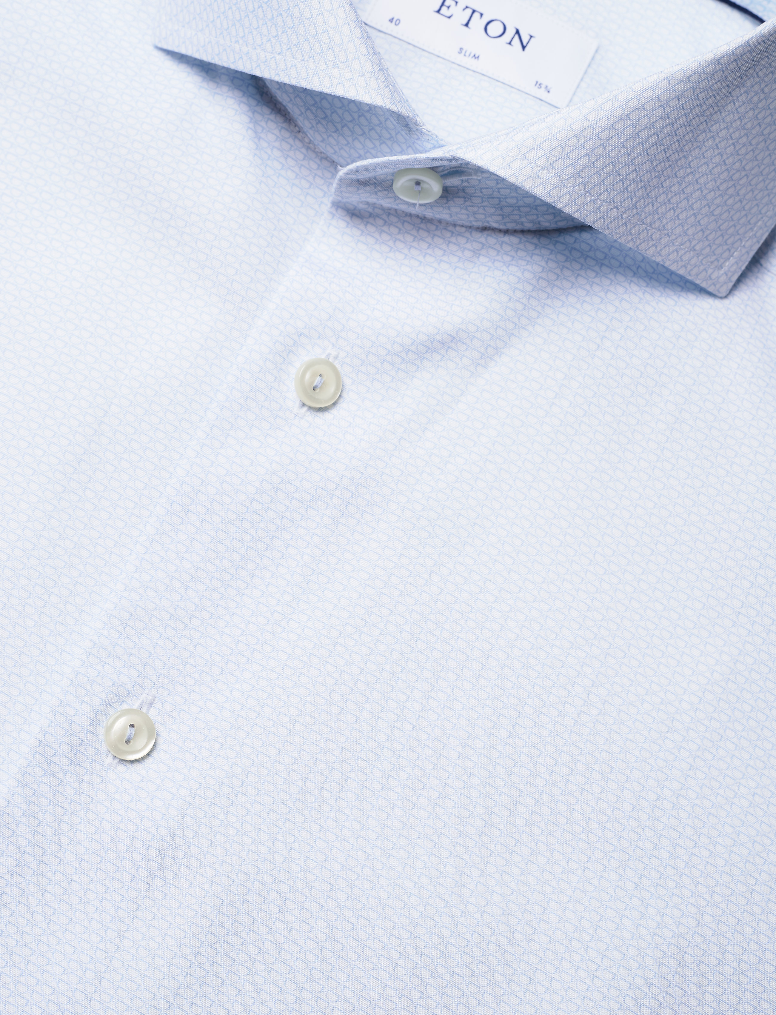 Eton - Slim fit Business Poplin Shirt - blue - 3