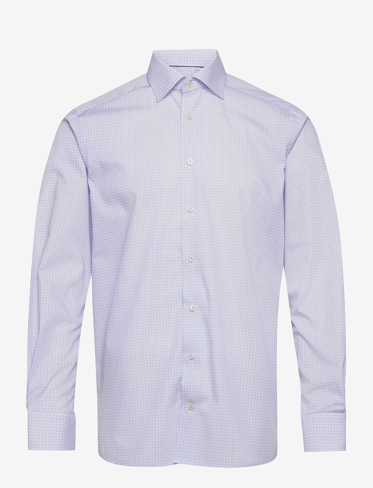 Eton - Men's Shirt: Business  Poplin - light blue - 0