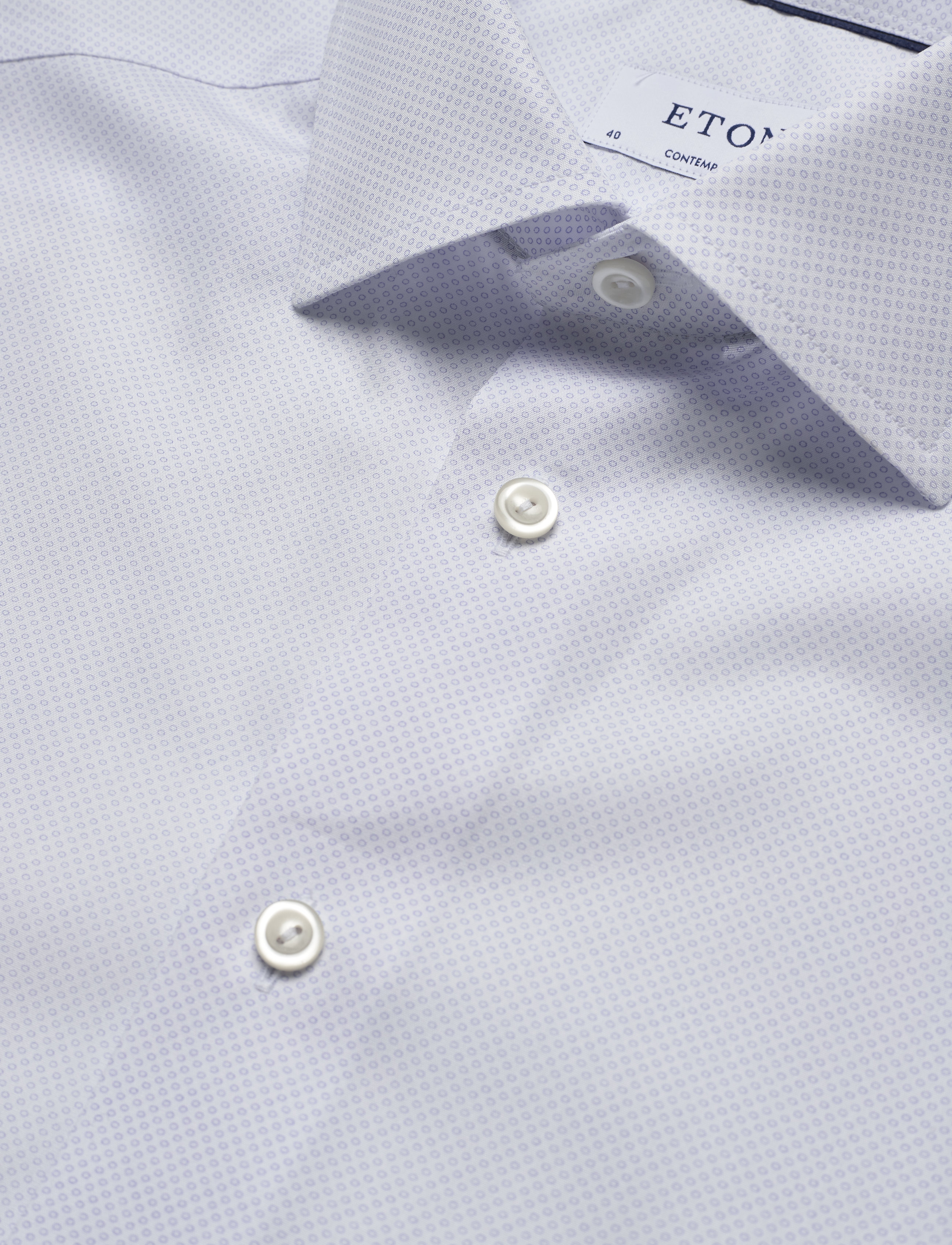 Eton - Twill Shirt - Contemporary fit - blue - 3