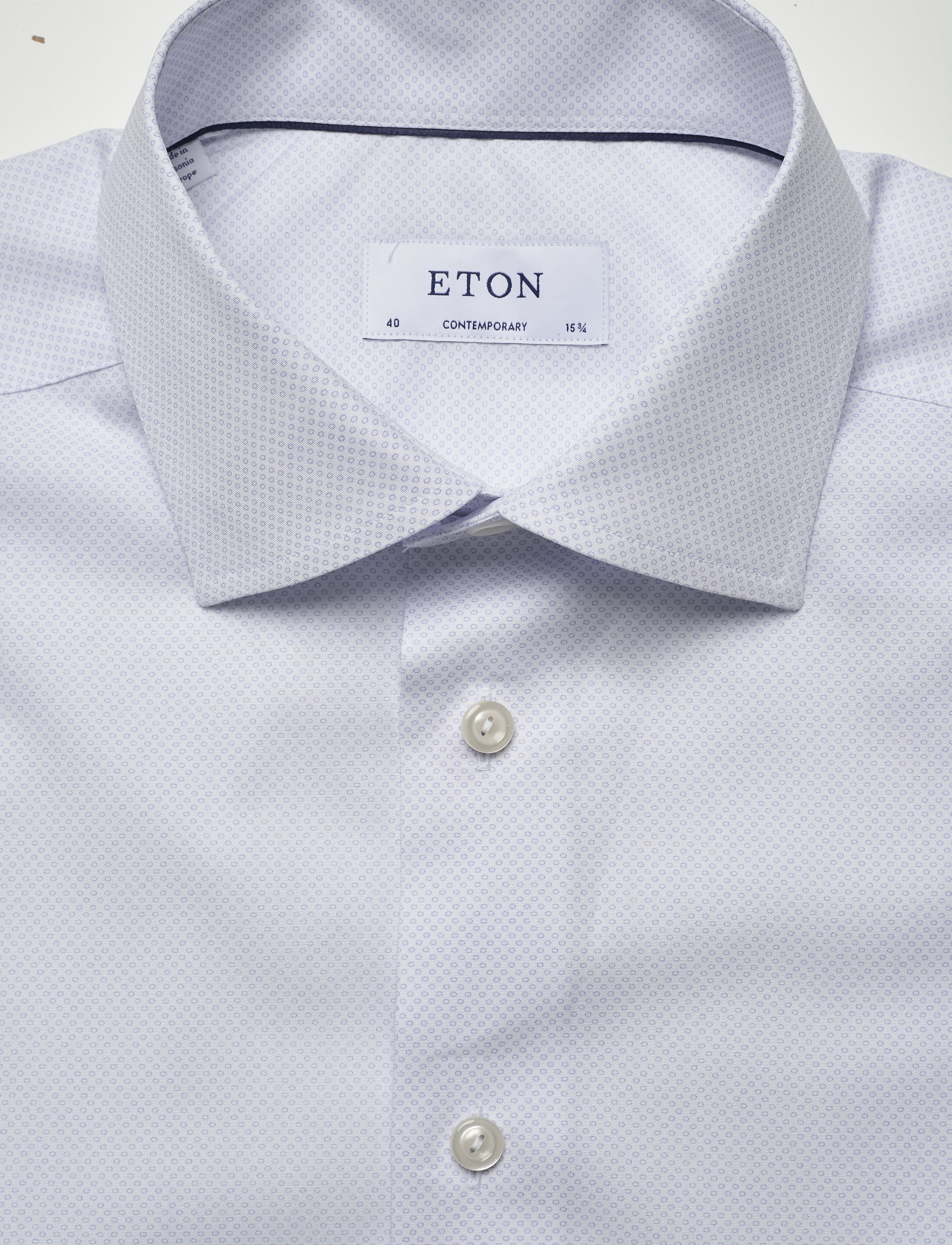 Eton - Twill Shirt - Contemporary fit - blue - 4