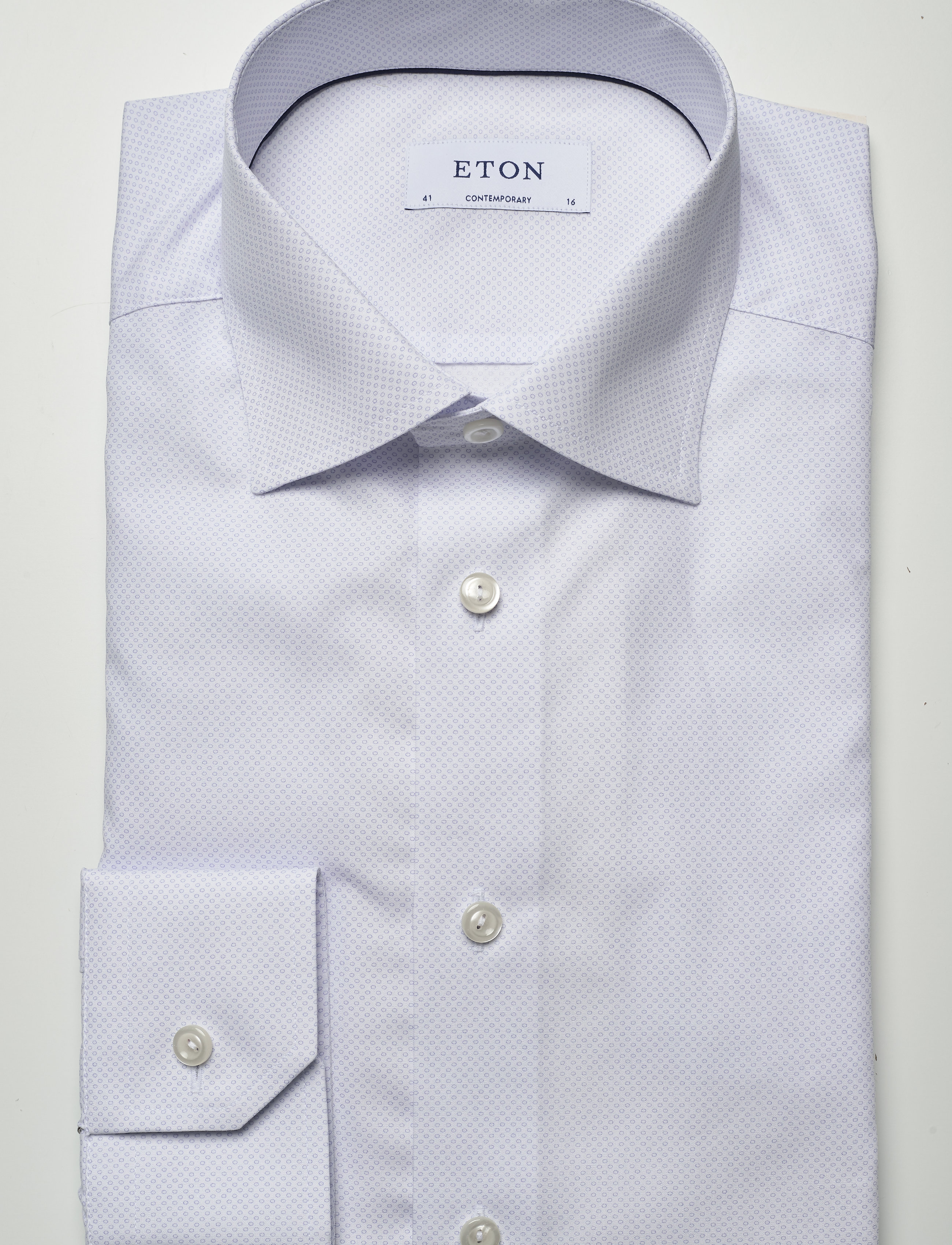 Eton - Twill Shirt - Contemporary fit - blue - 5