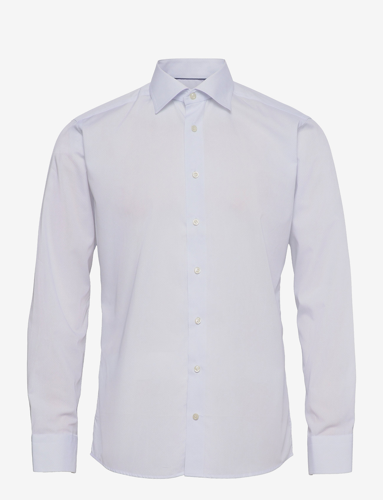 Eton - Men's Shirt: Business  Poplin - light blue - 0