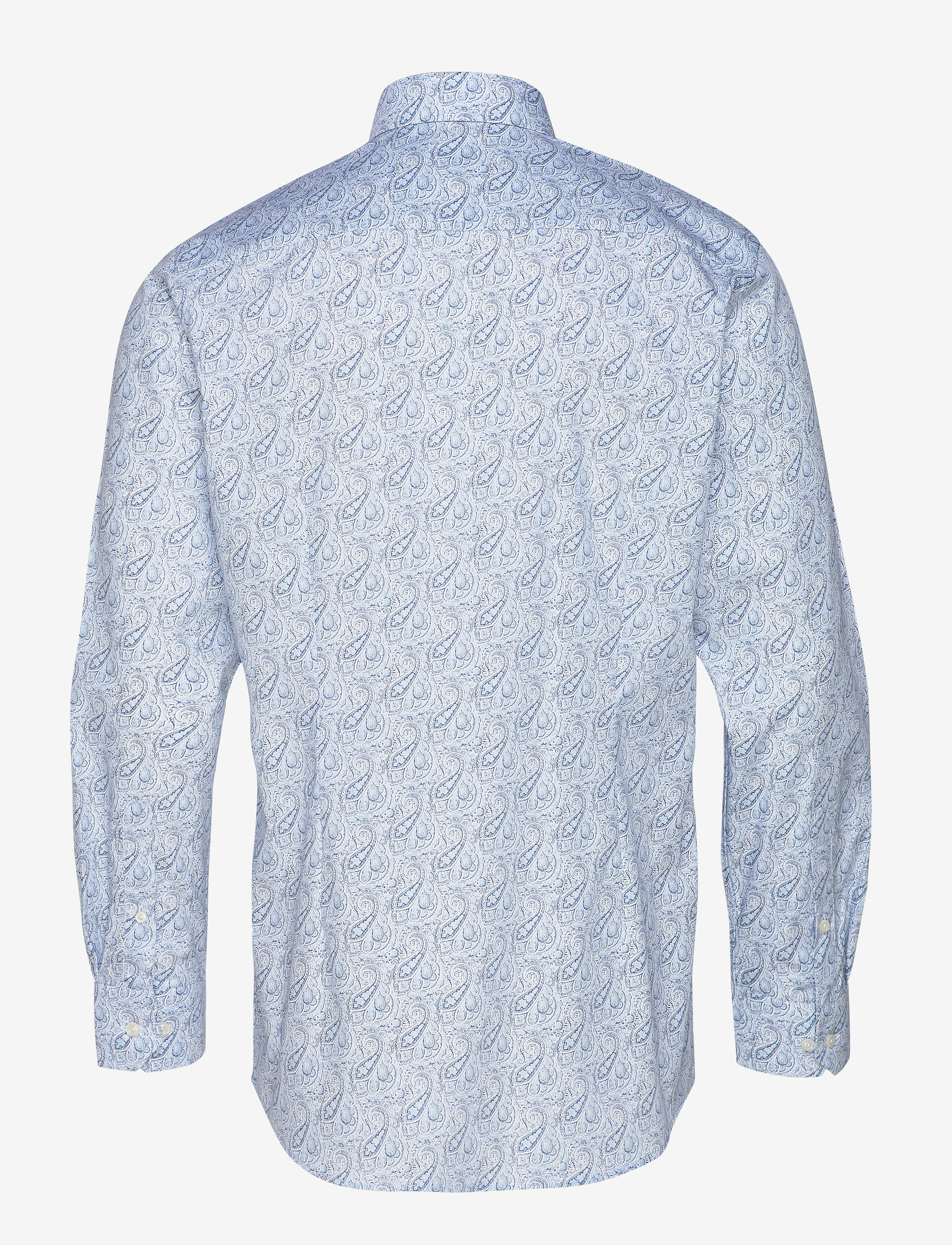 Eton - Men's Shirt: Business  Poplin - blue - 1