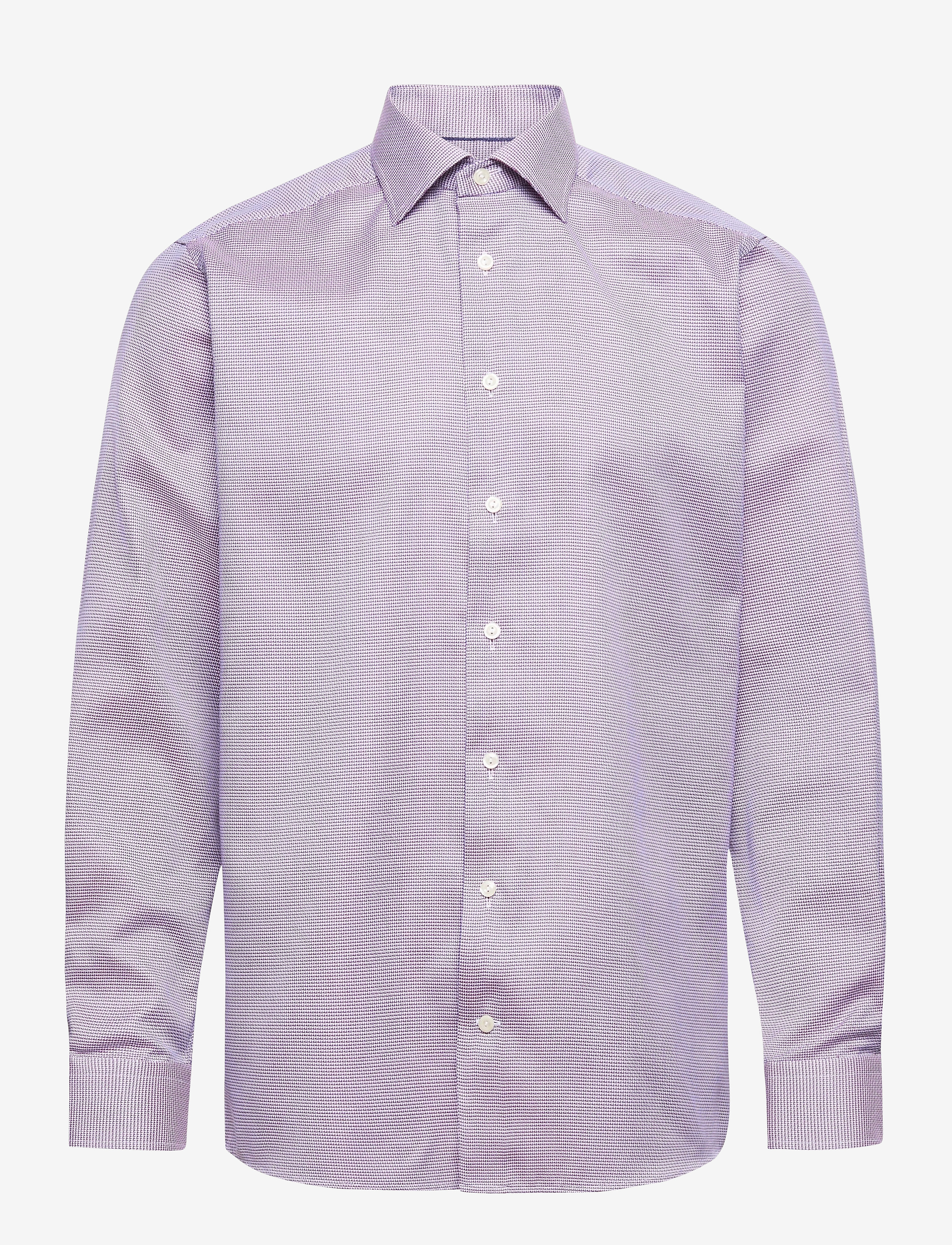 Eton - Contemporary fit Business Dobby Shirt - pink/red - 0