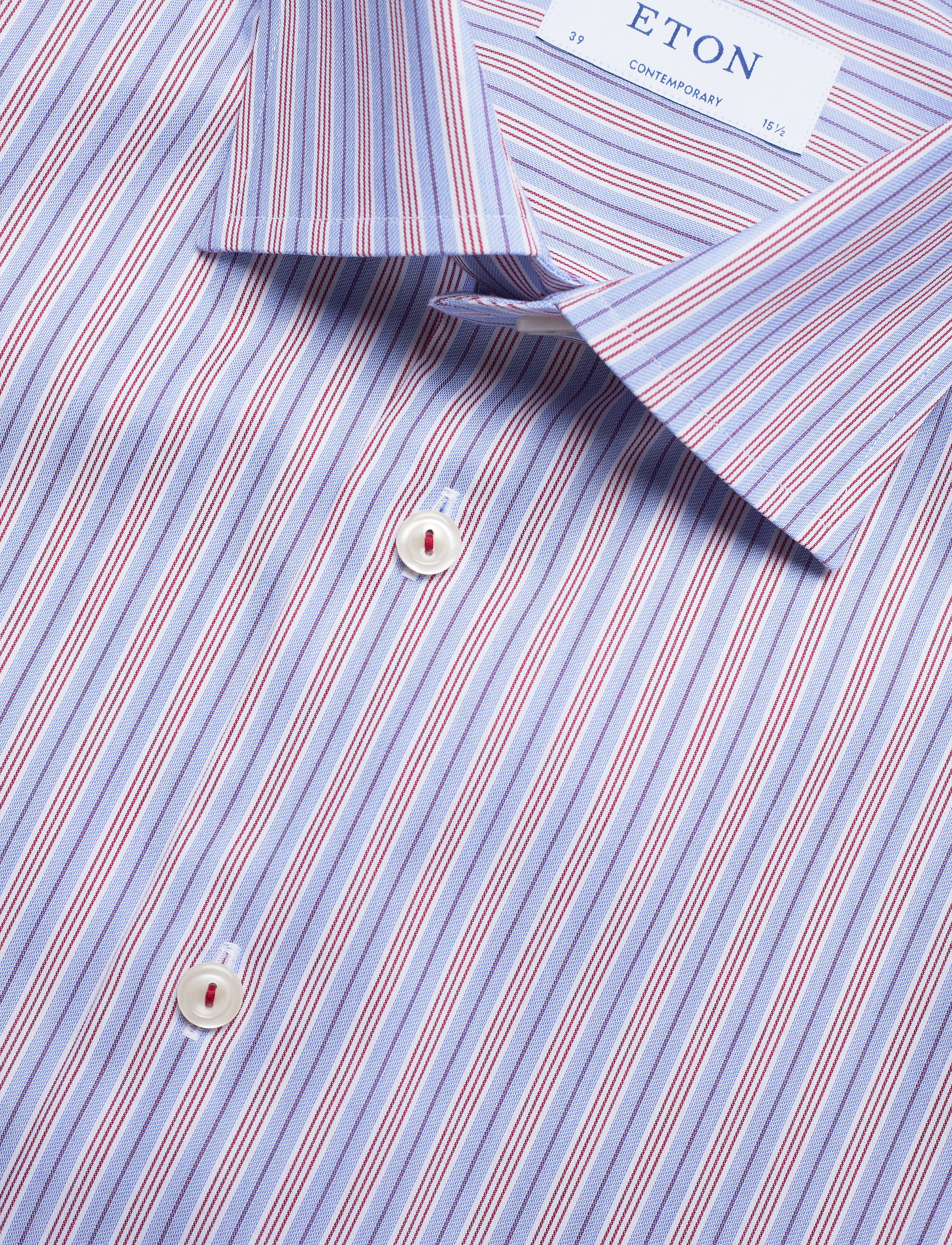 Eton - Contemporary fit Business Twill Shirt - pink/red - 3
