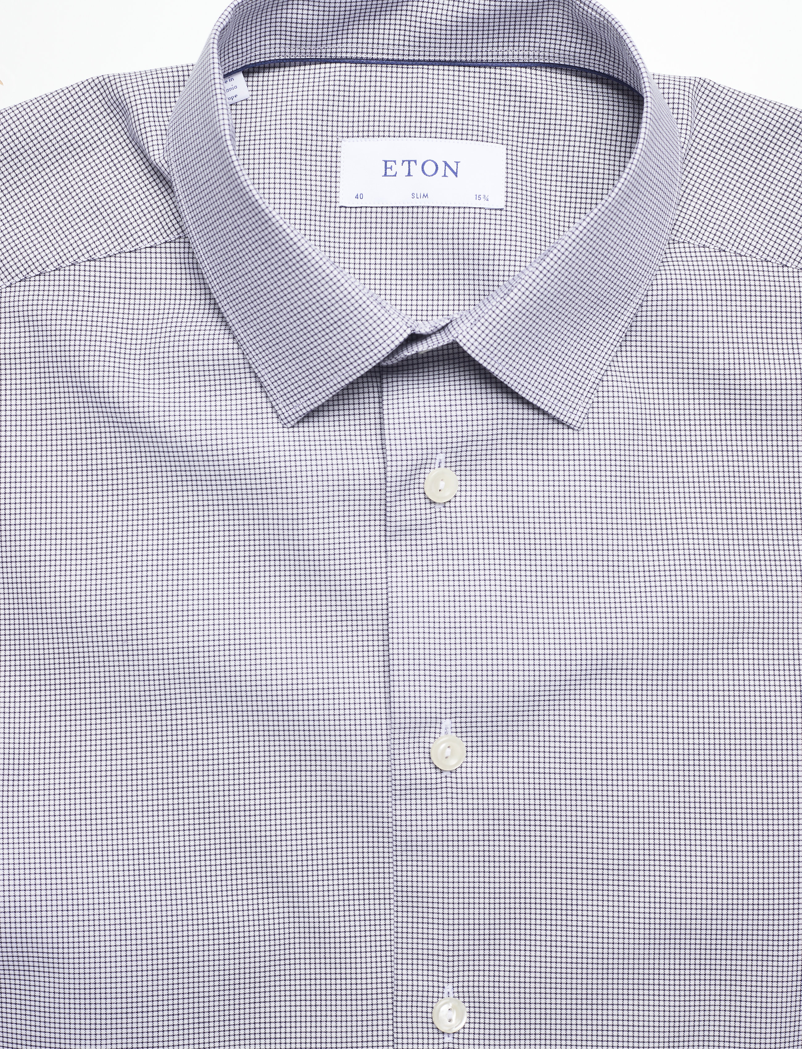 Eton - Slim fit Business Twill Shirt - blue - 2
